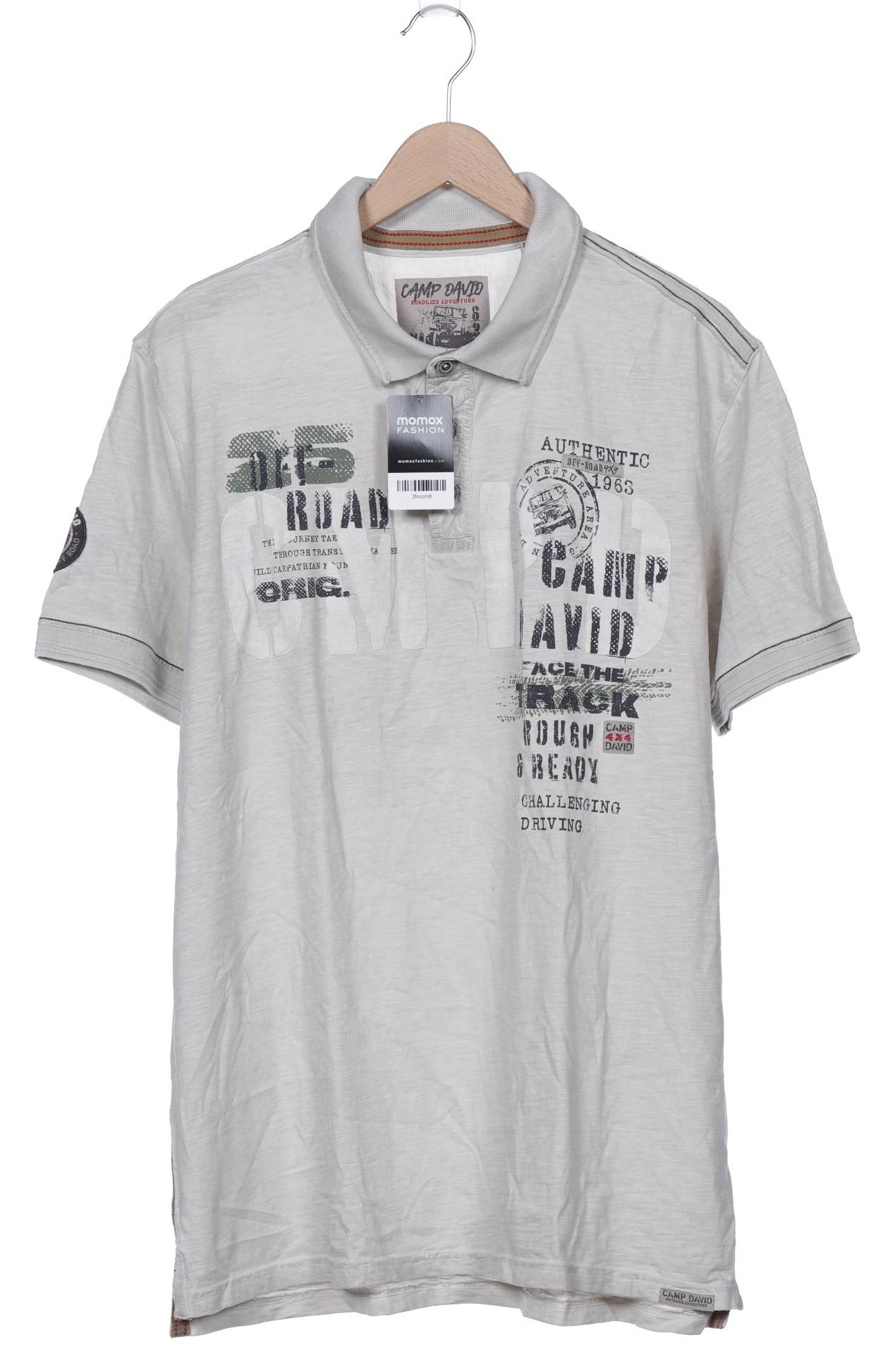 

Camp David Herren Poloshirt, grau, Gr. 56
