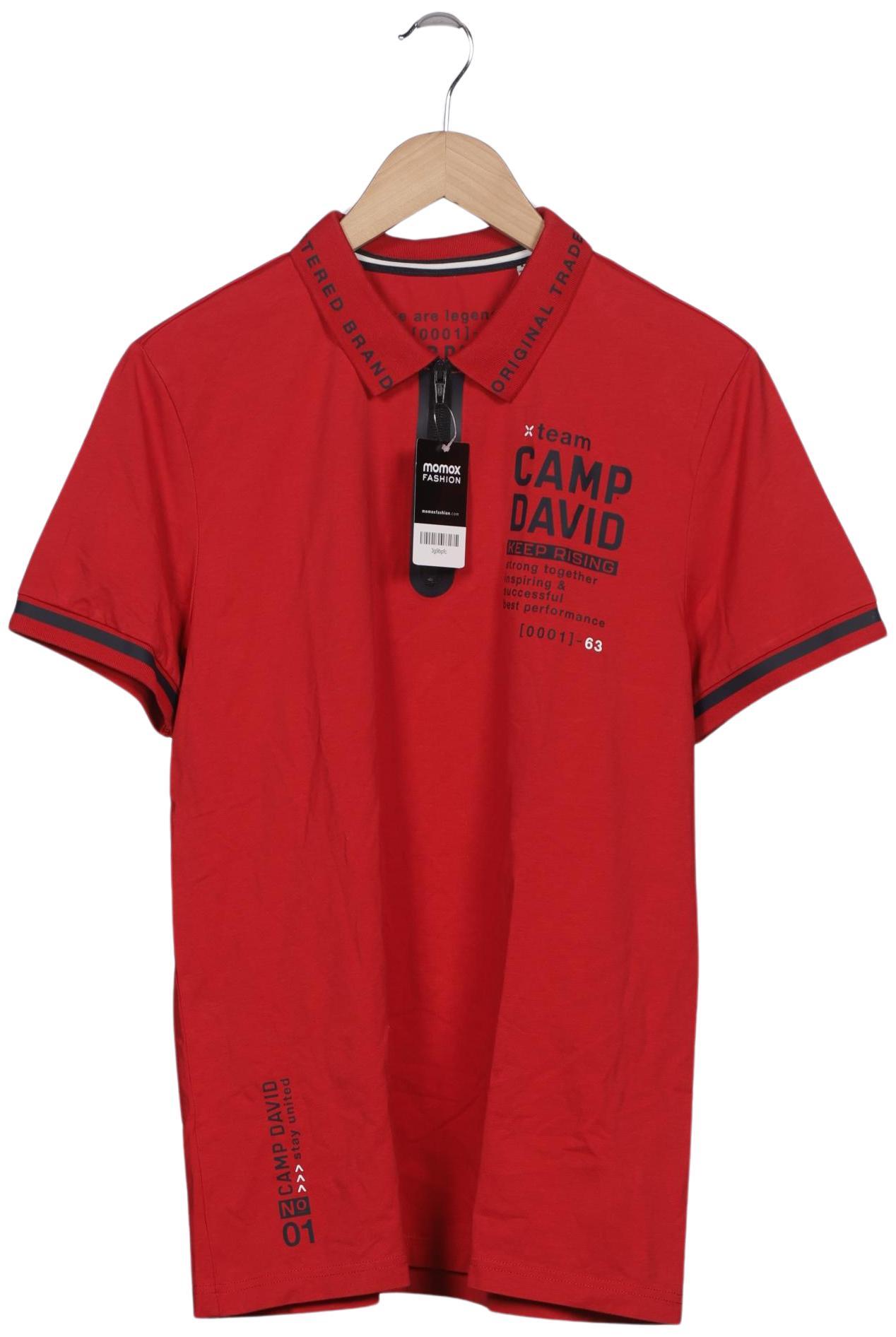 

Camp David Herren Poloshirt, rot, Gr. 48