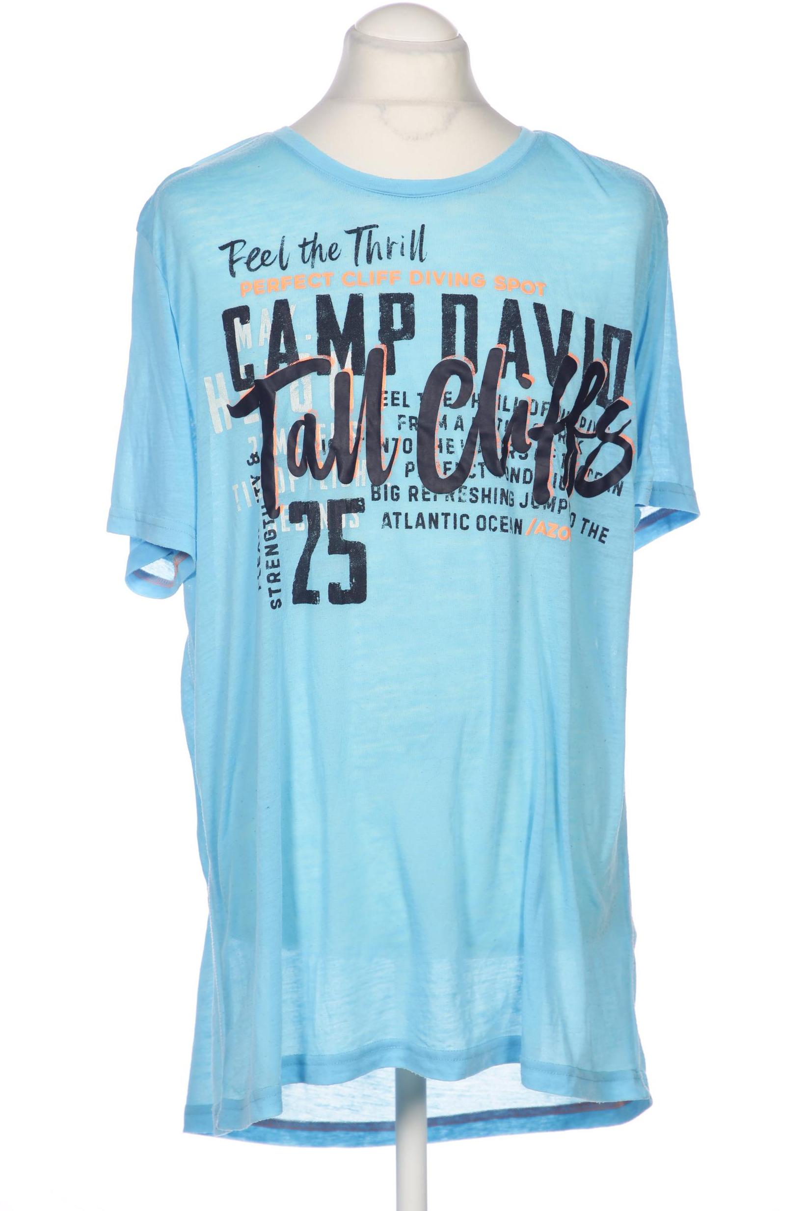 

Camp David Herren T-Shirt, blau, Gr. 56