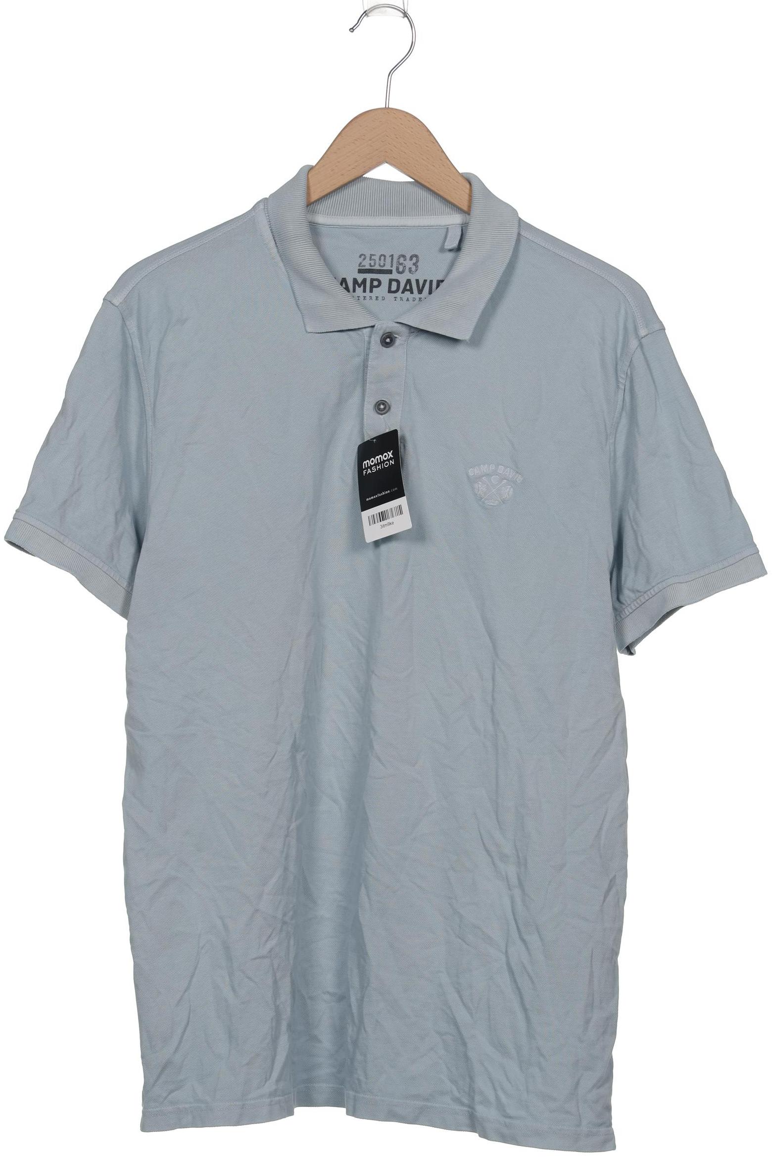 

Camp David Herren Poloshirt, hellblau, Gr. 54