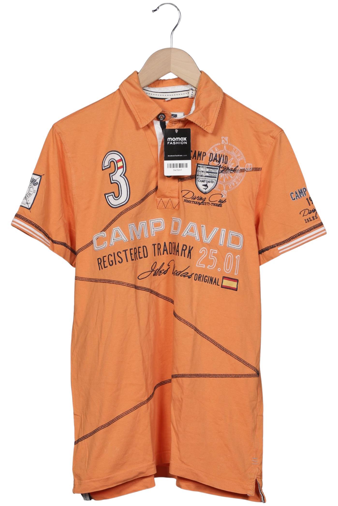

Camp David Herren Poloshirt, orange, Gr. 48