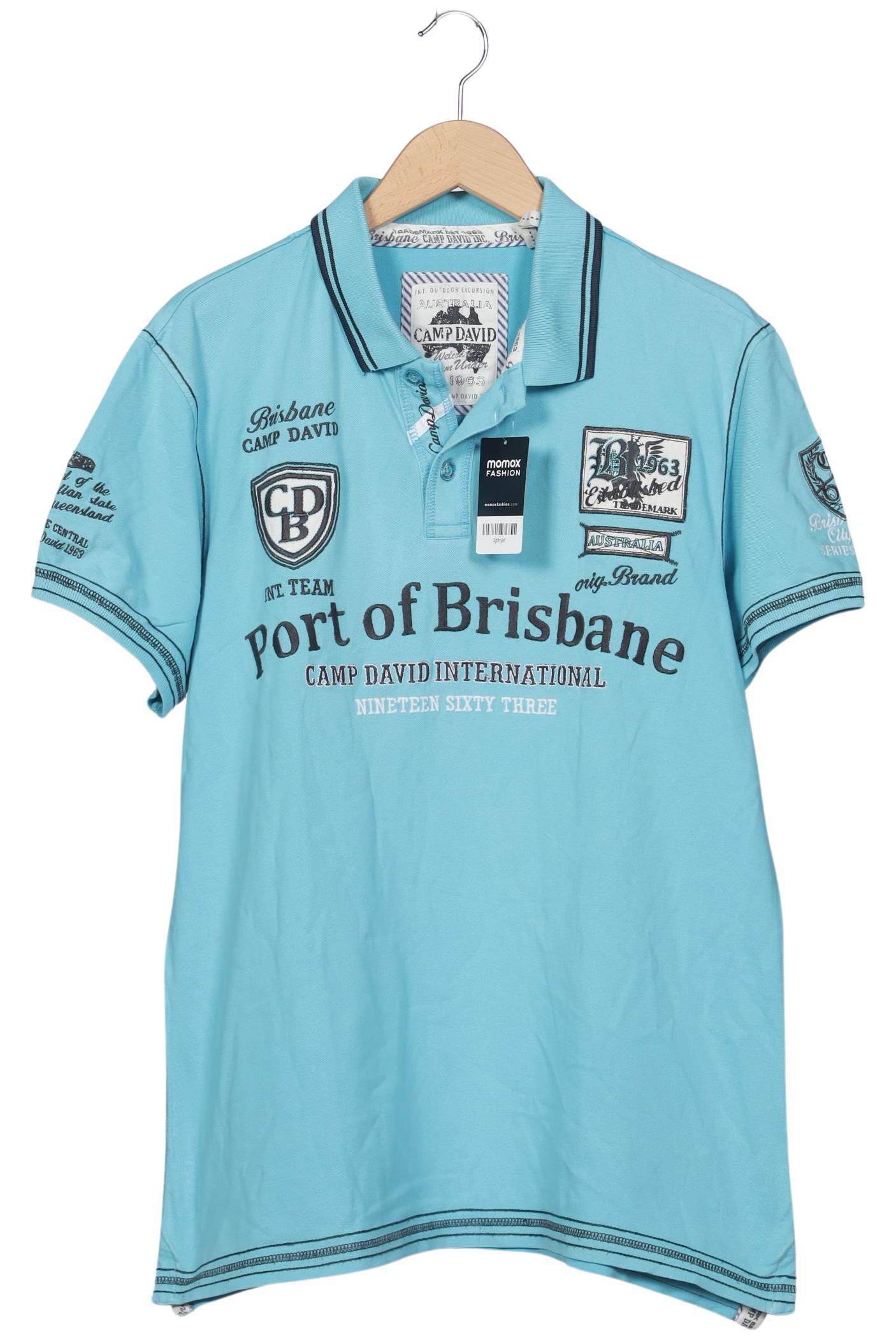 

Camp David Herren Poloshirt, hellblau, Gr. 54