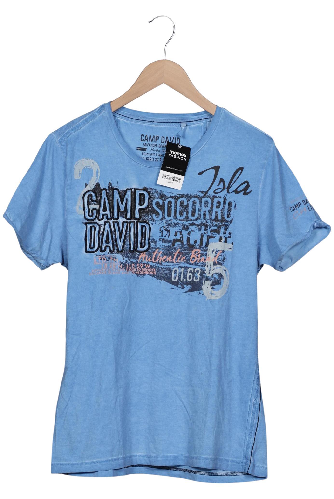 

Camp David Herren T-Shirt, blau, Gr. 48