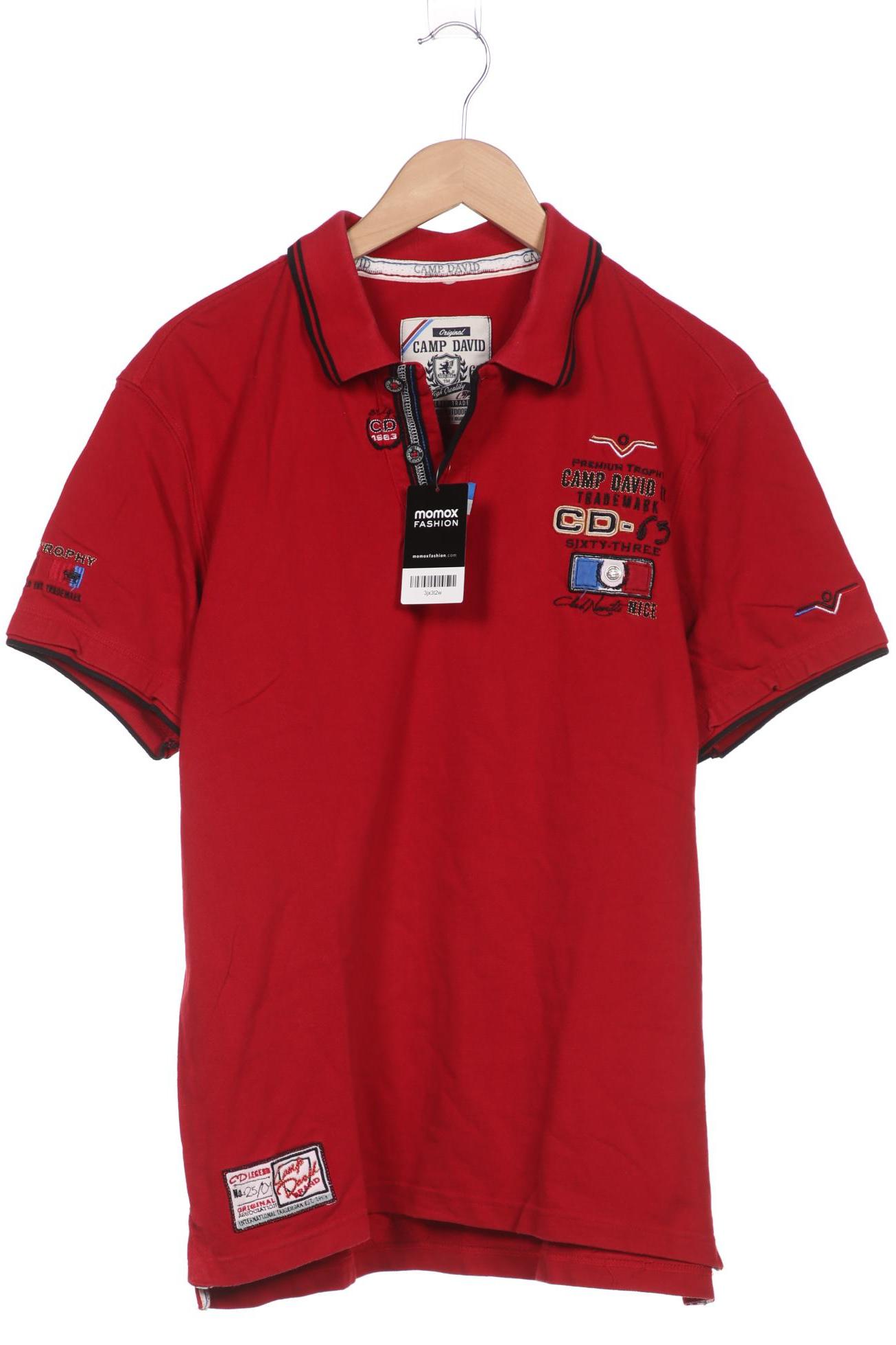 

Camp David Herren T-Shirt, rot, Gr. 54