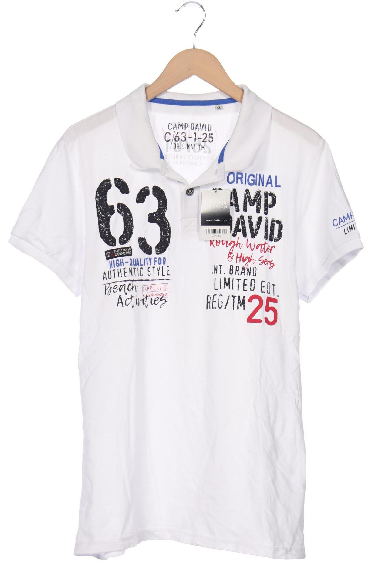 

Camp David Herren Poloshirt, weiß