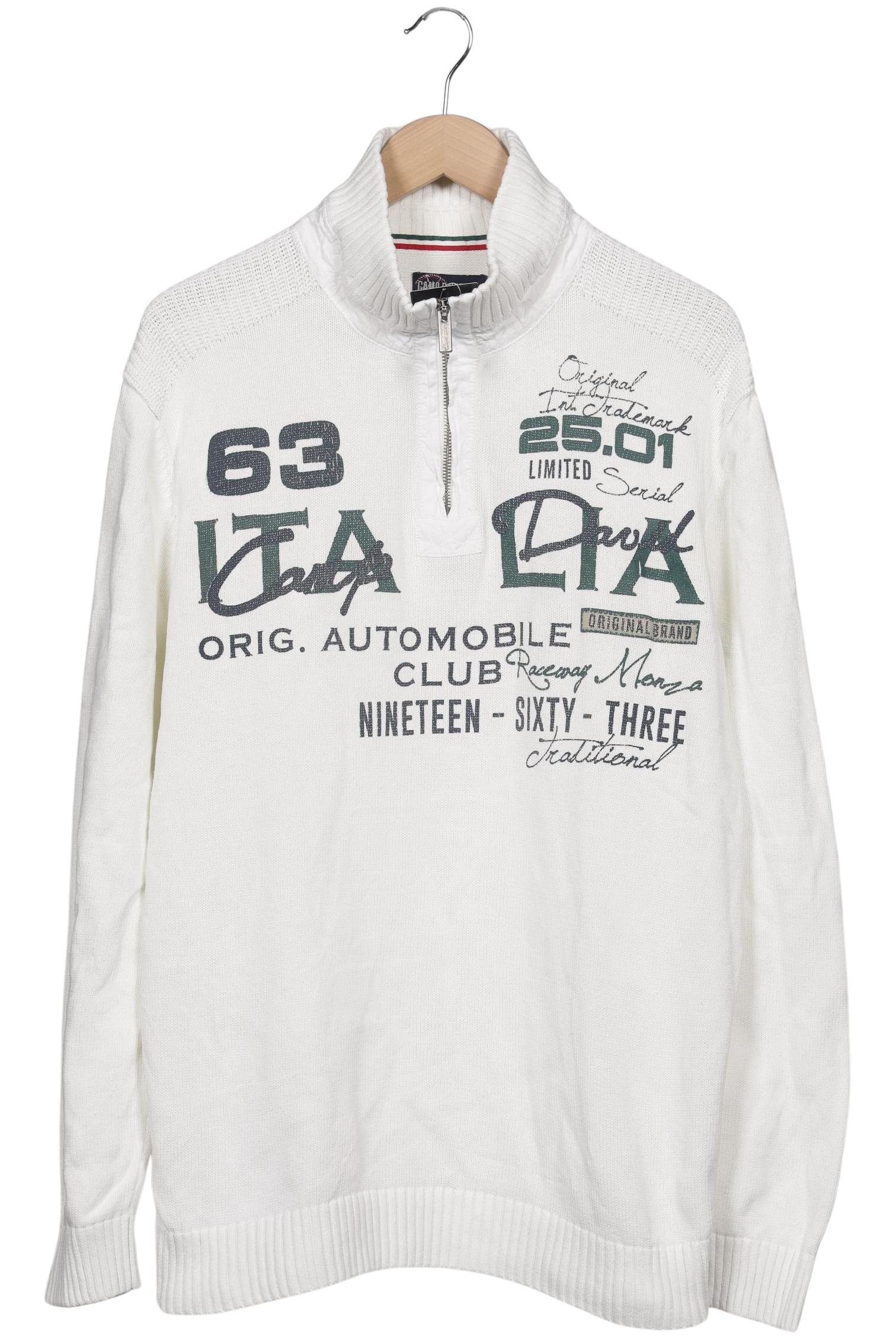 Thumbnail - Camp David Herren Pullover, weiß, Gr. 56