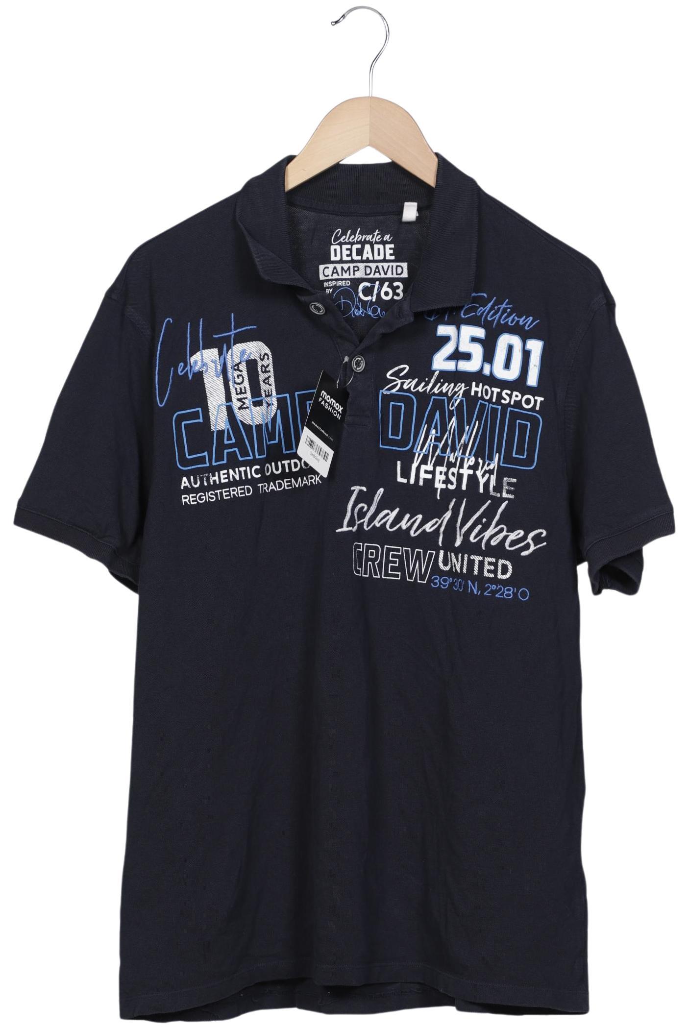 

Camp David Herren Poloshirt, marineblau, Gr. 56
