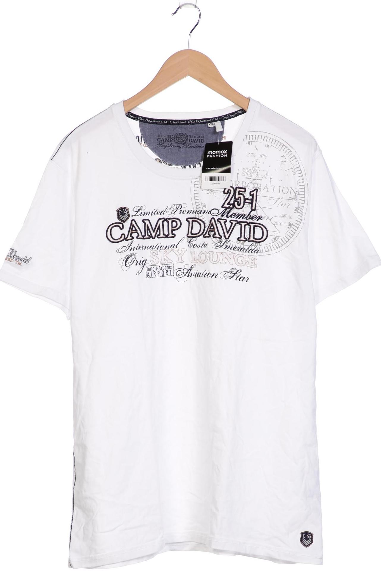 

Camp David Herren T-Shirt, weiß, Gr. 56