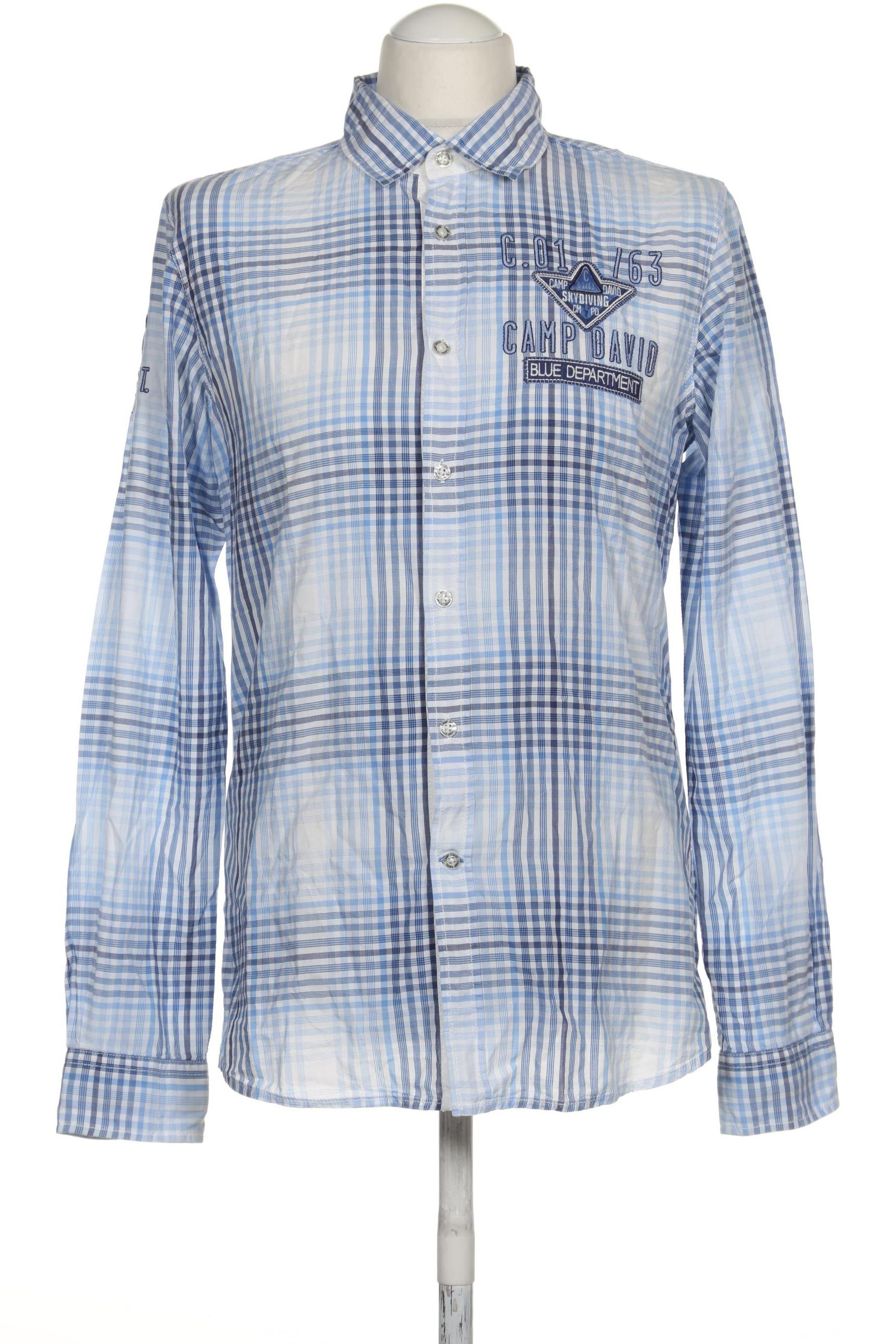

Camp David Herren Hemd, hellblau