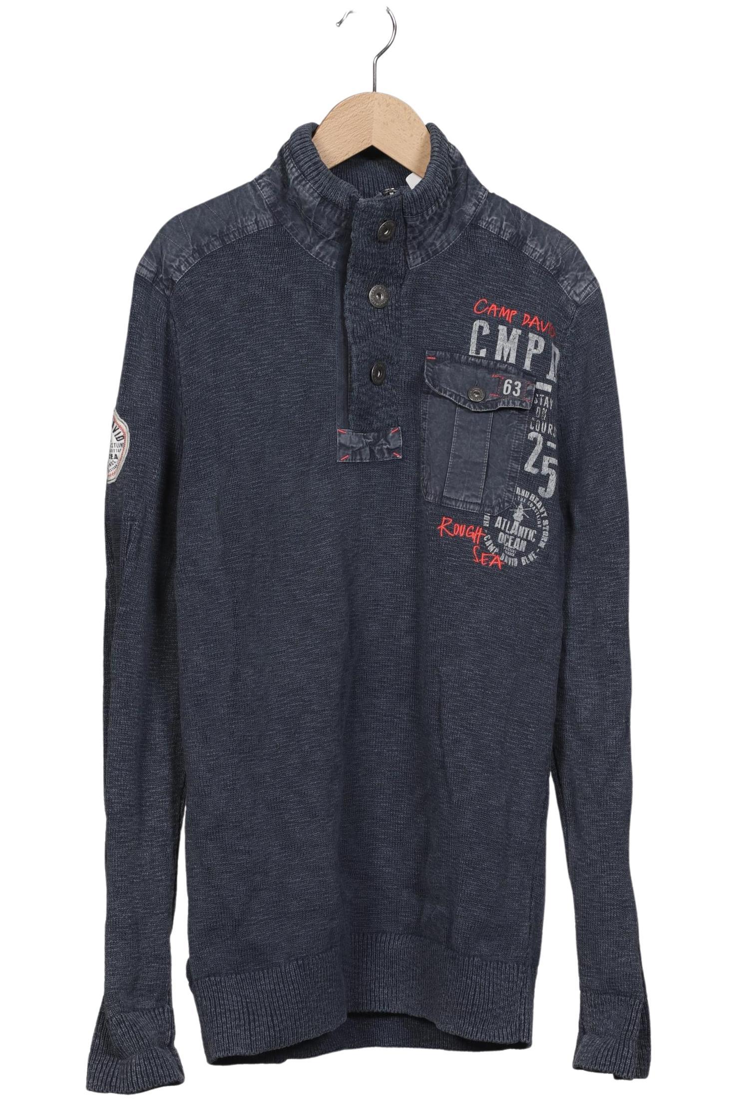 

Camp David Herren Pullover, marineblau, Gr. 48