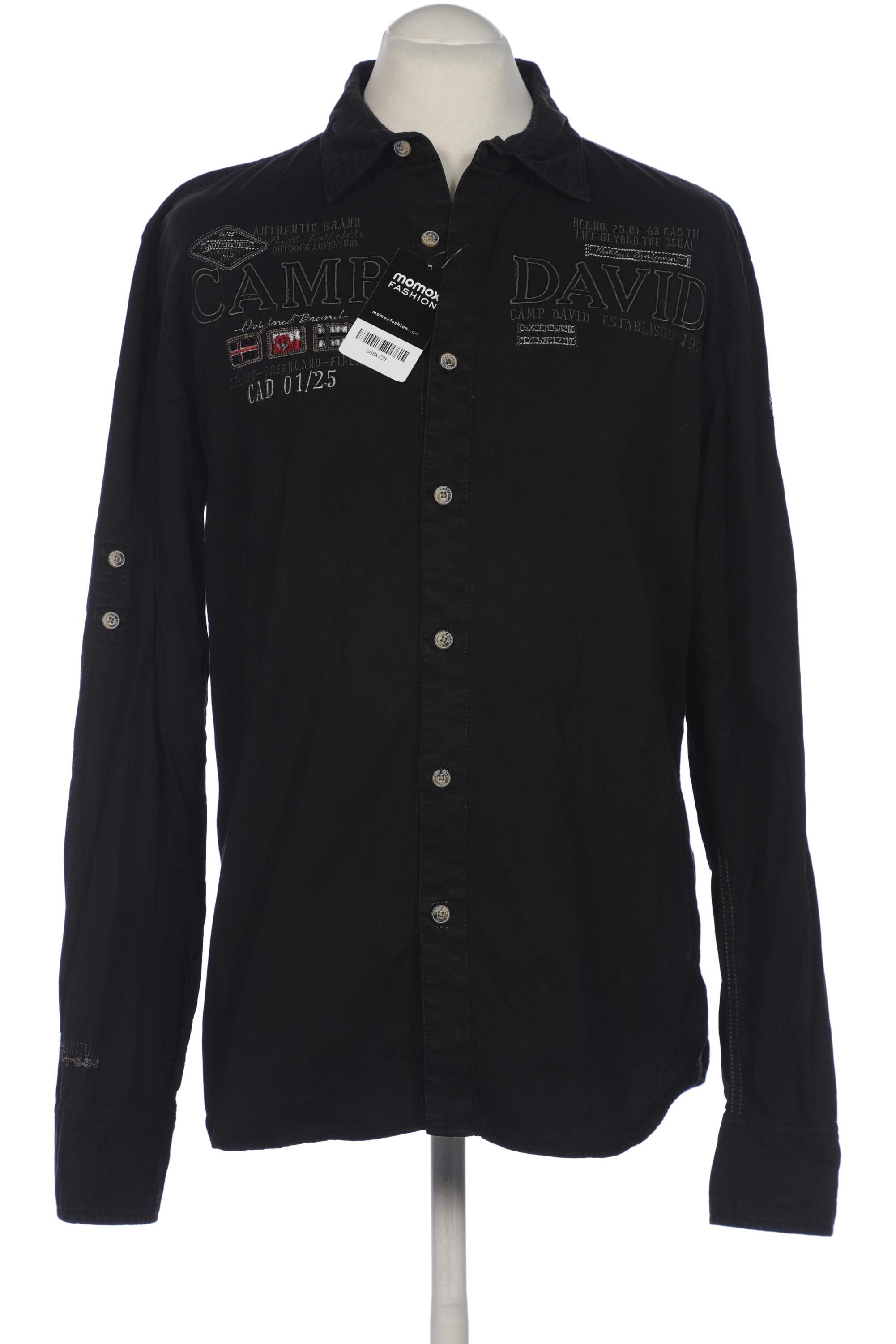 

Camp David Herren Hemd, schwarz, Gr. 52
