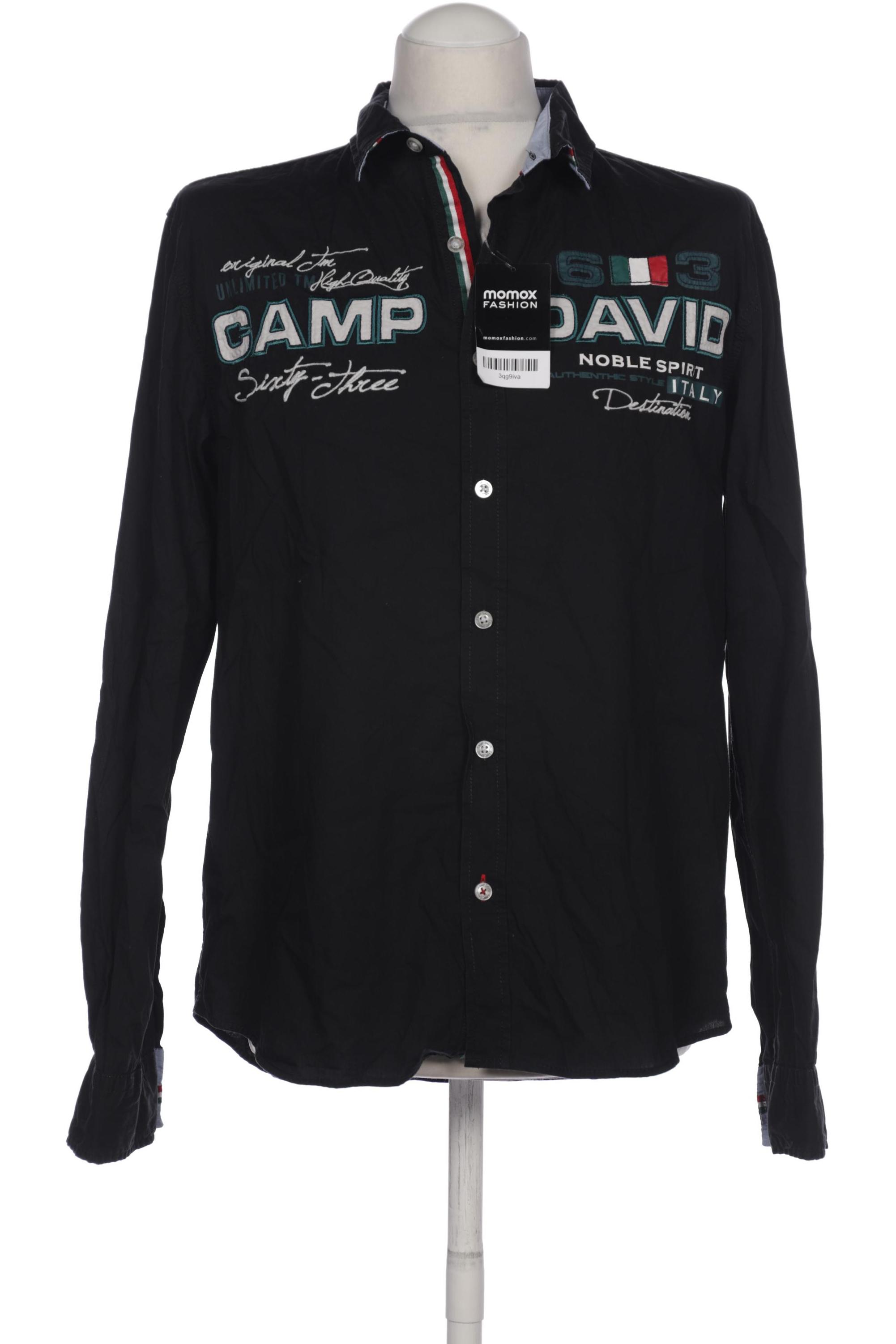 

Camp David Herren Hemd, schwarz, Gr. 48