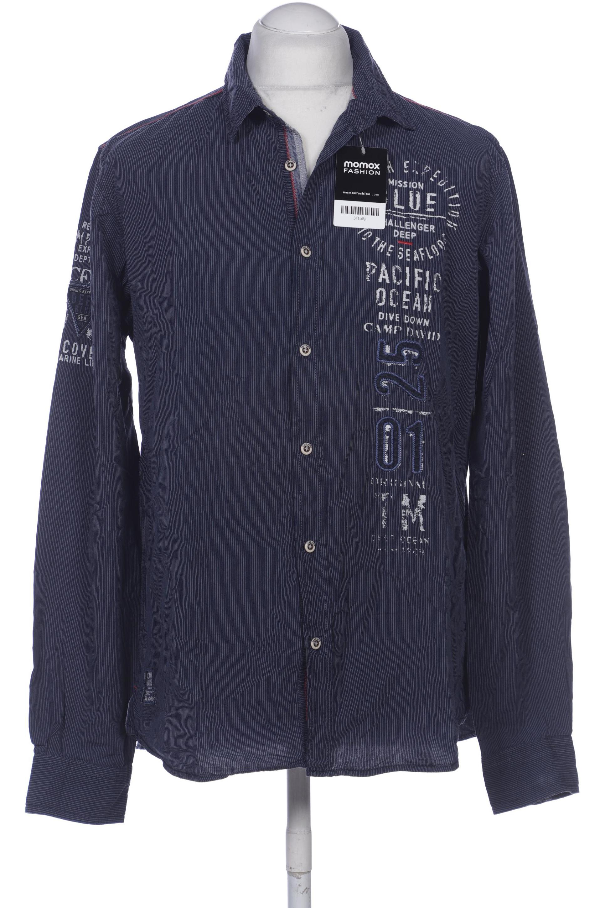 

Camp David Herren Hemd, marineblau, Gr. 48