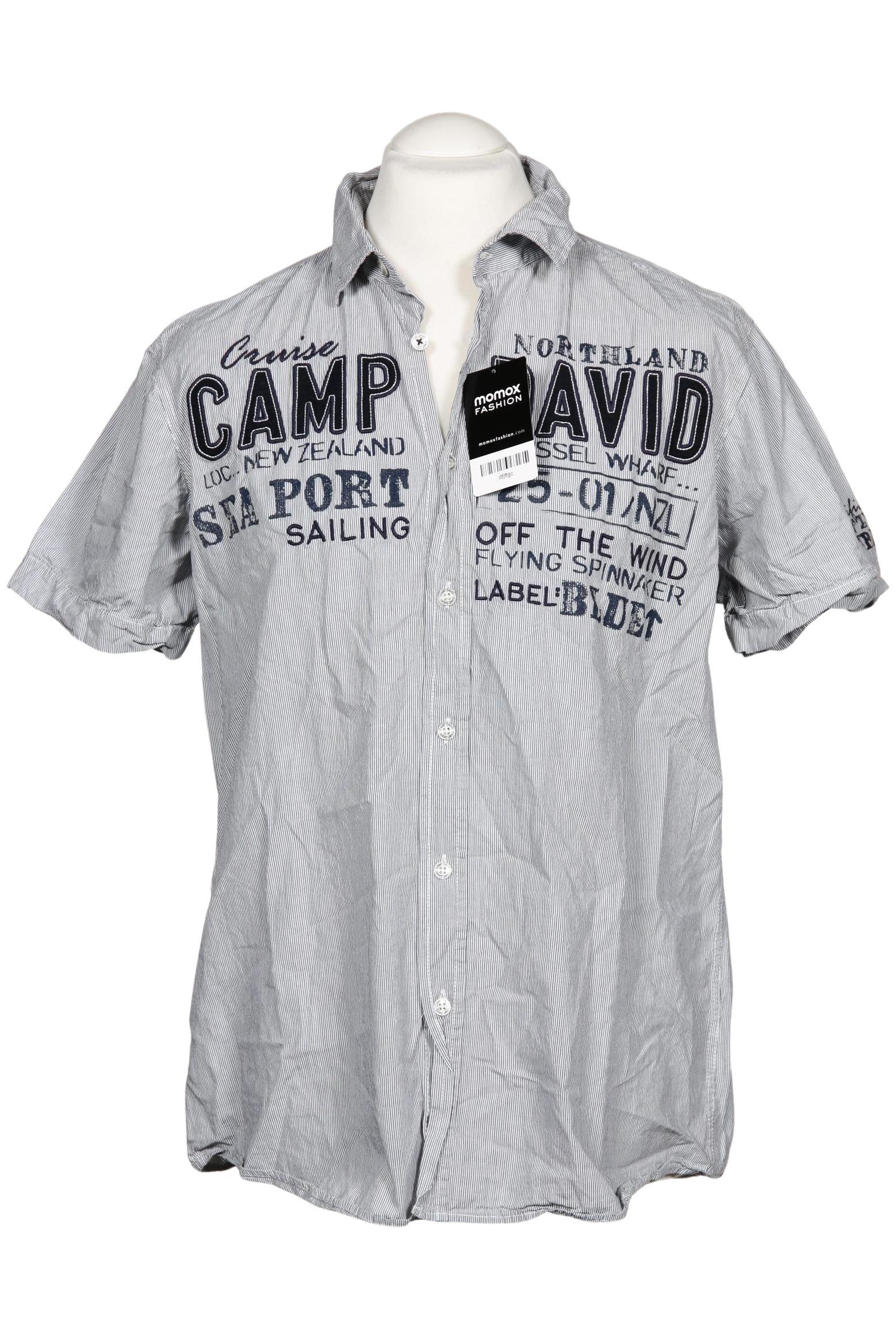 Thumbnail - Camp David Herren Hemd, grau, Gr. 52