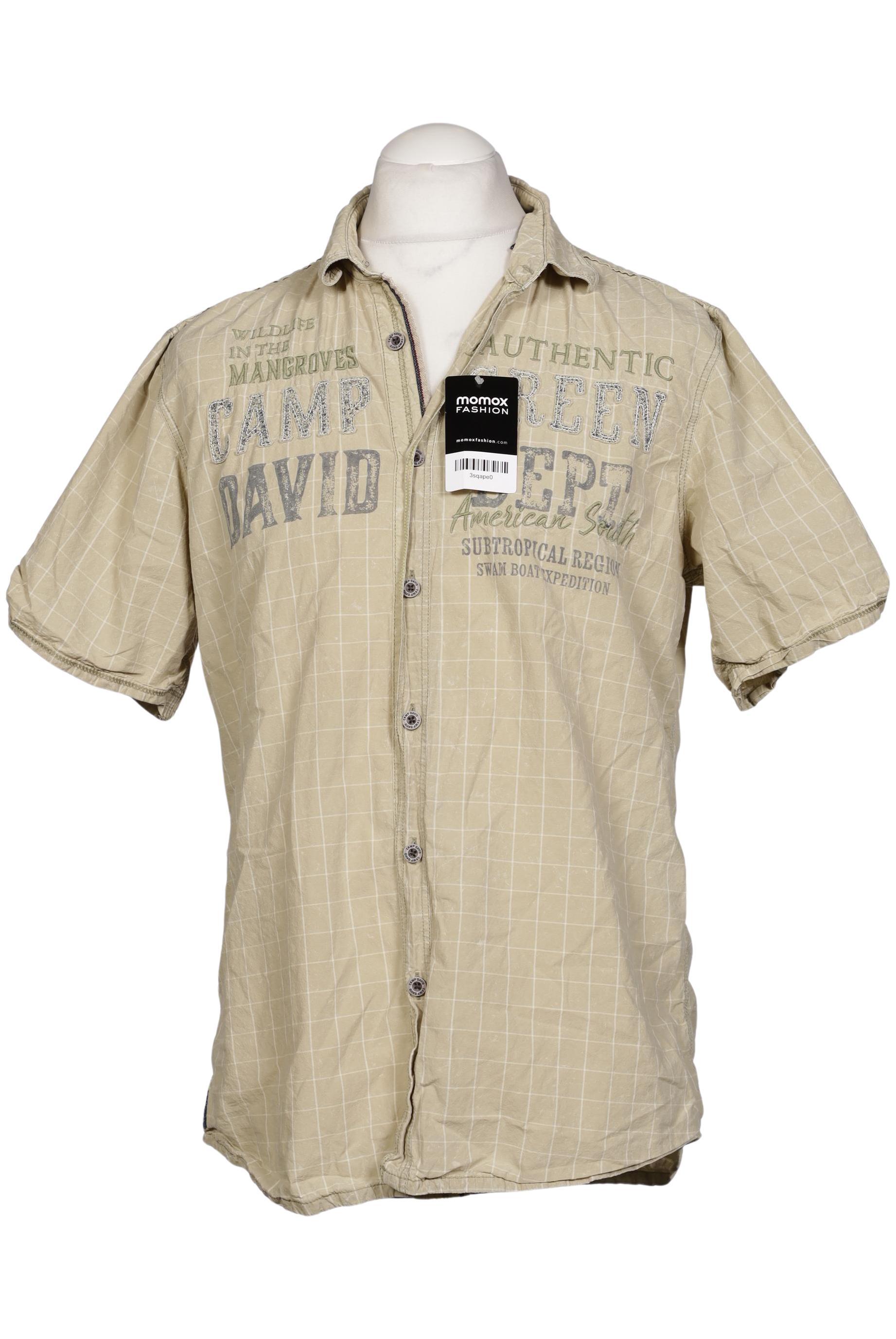Thumbnail - Camp David Herren Hemd, beige, Gr. 52