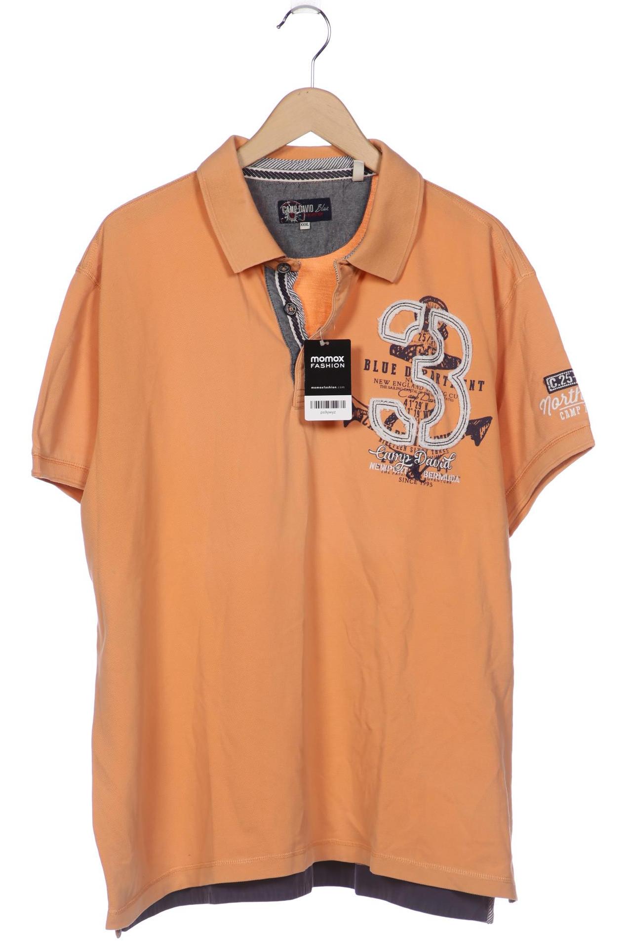 

Camp David Herren Poloshirt, orange