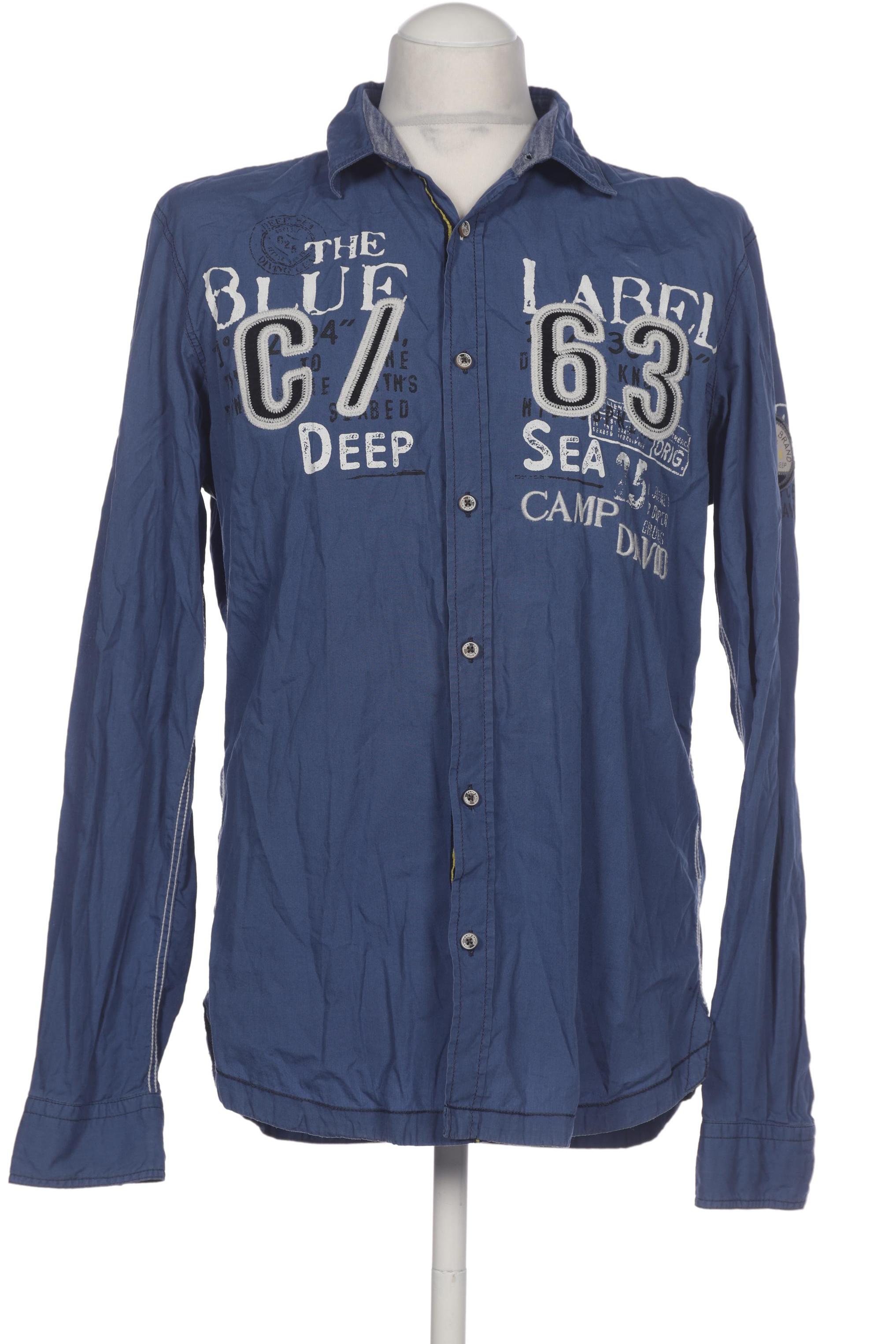 

Camp David Herren Hemd, blau, Gr. 46