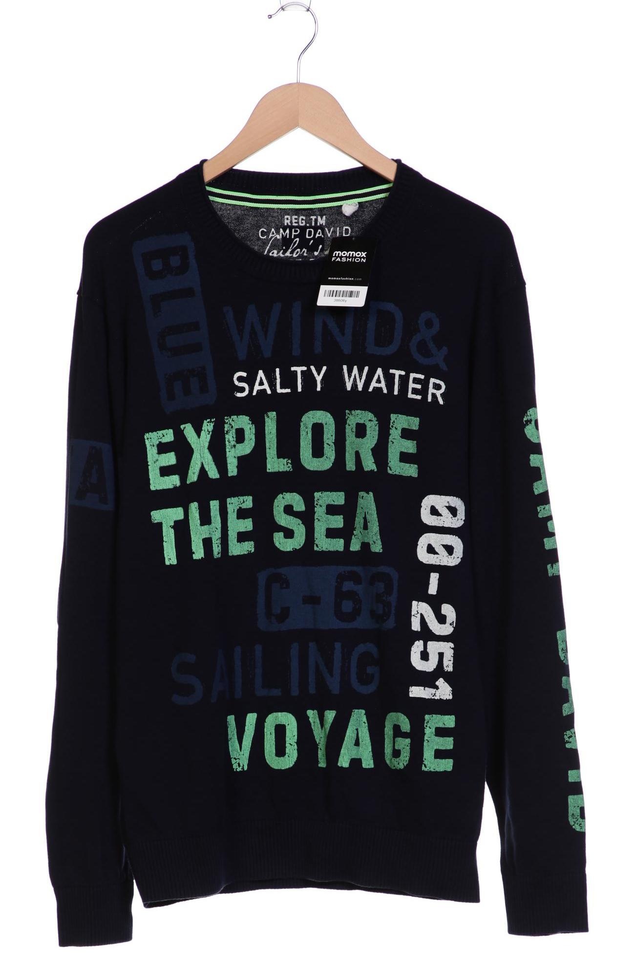 

Camp David Herren Pullover, marineblau