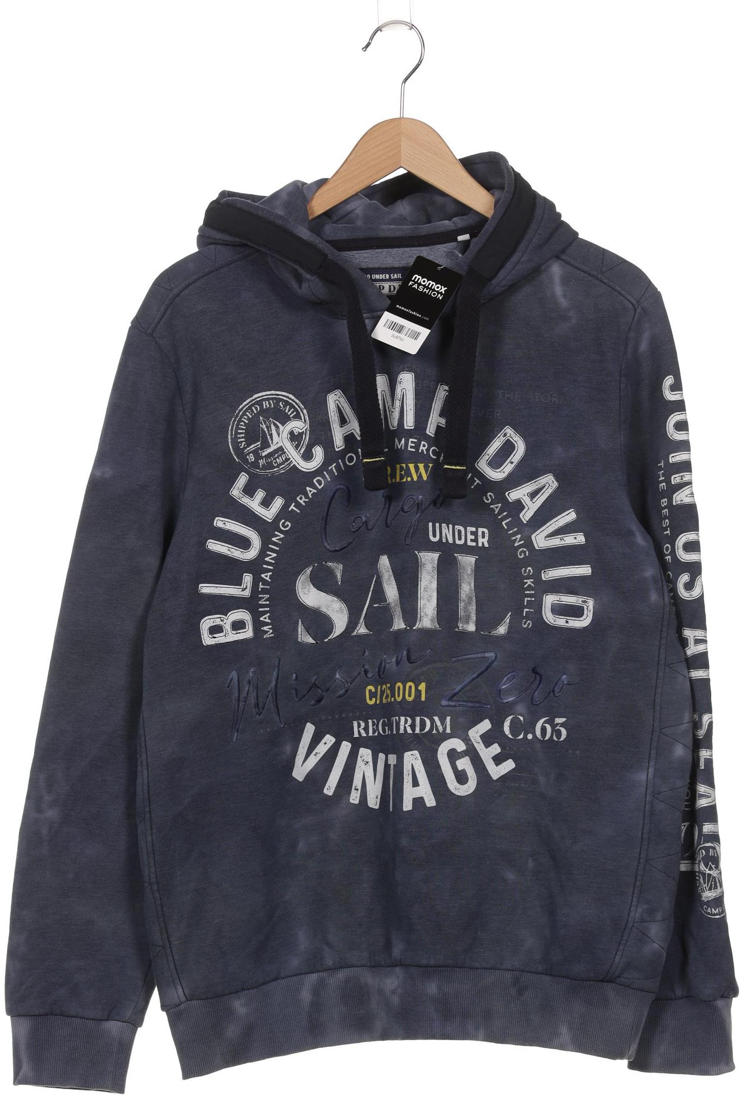 

Camp David Herren Kapuzenpullover, blau, Gr. 54