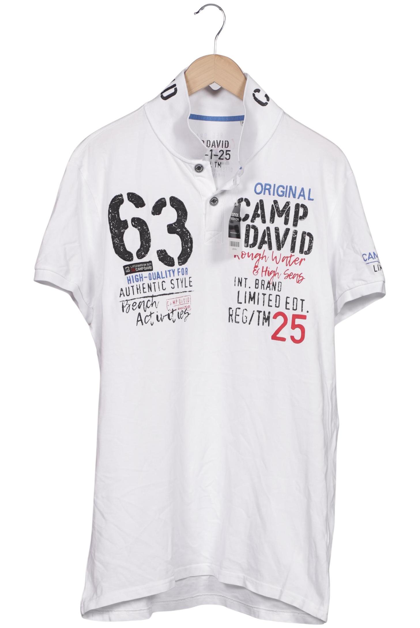 

Camp David Herren Poloshirt, weiß, Gr. 54