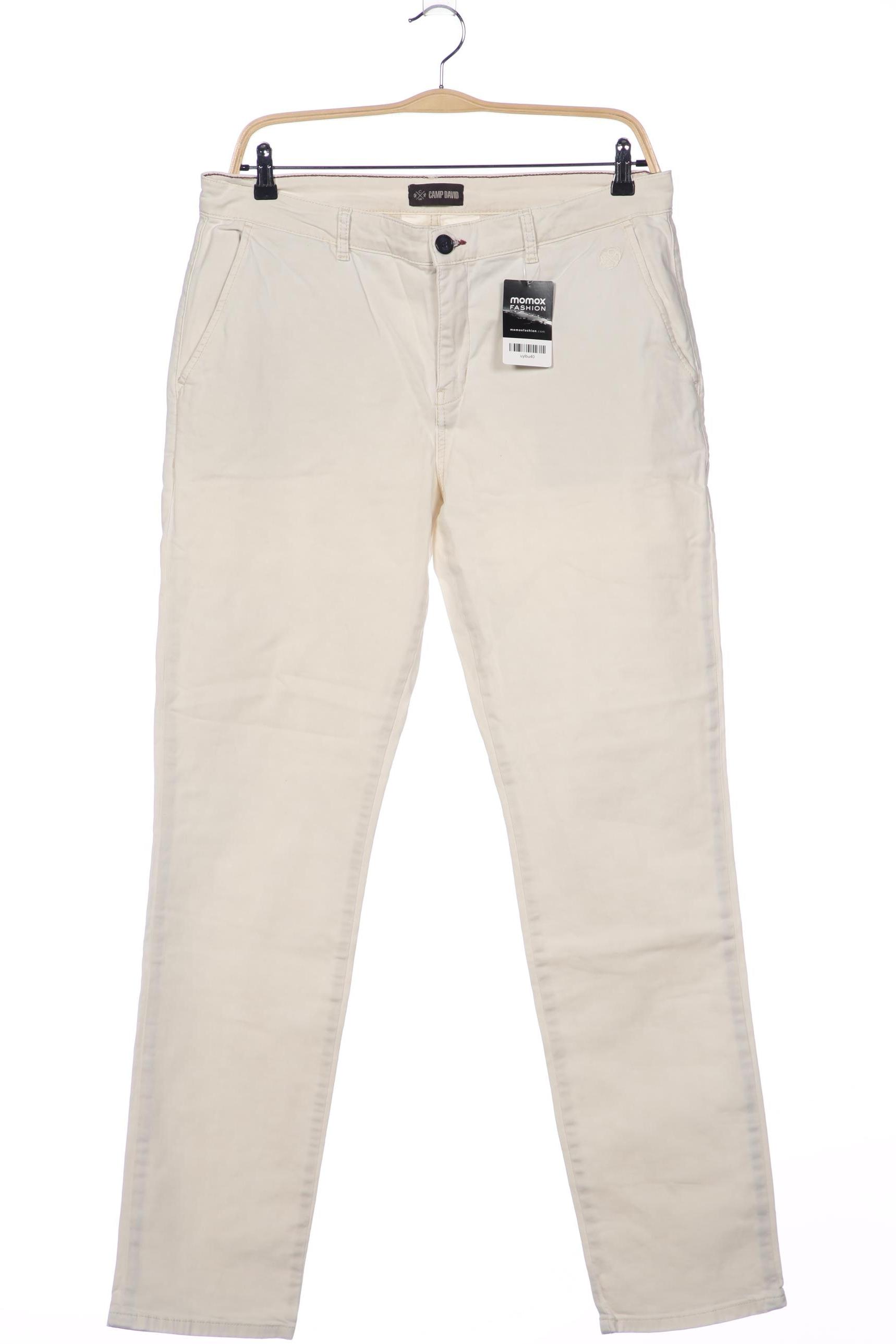 

Camp David Herren Stoffhose, weiß, Gr. 0
