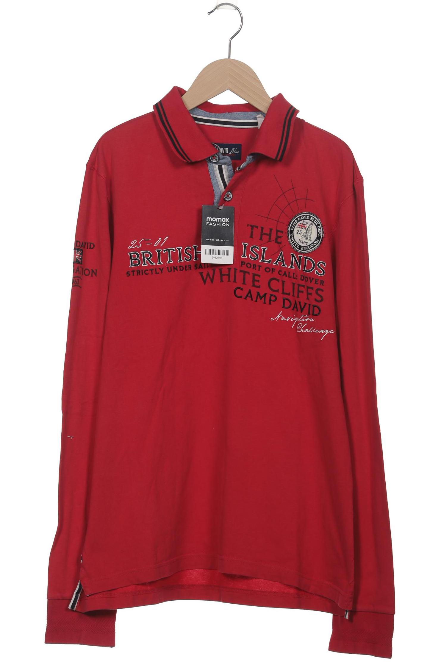 

Camp David Herren Poloshirt, rot, Gr. 48