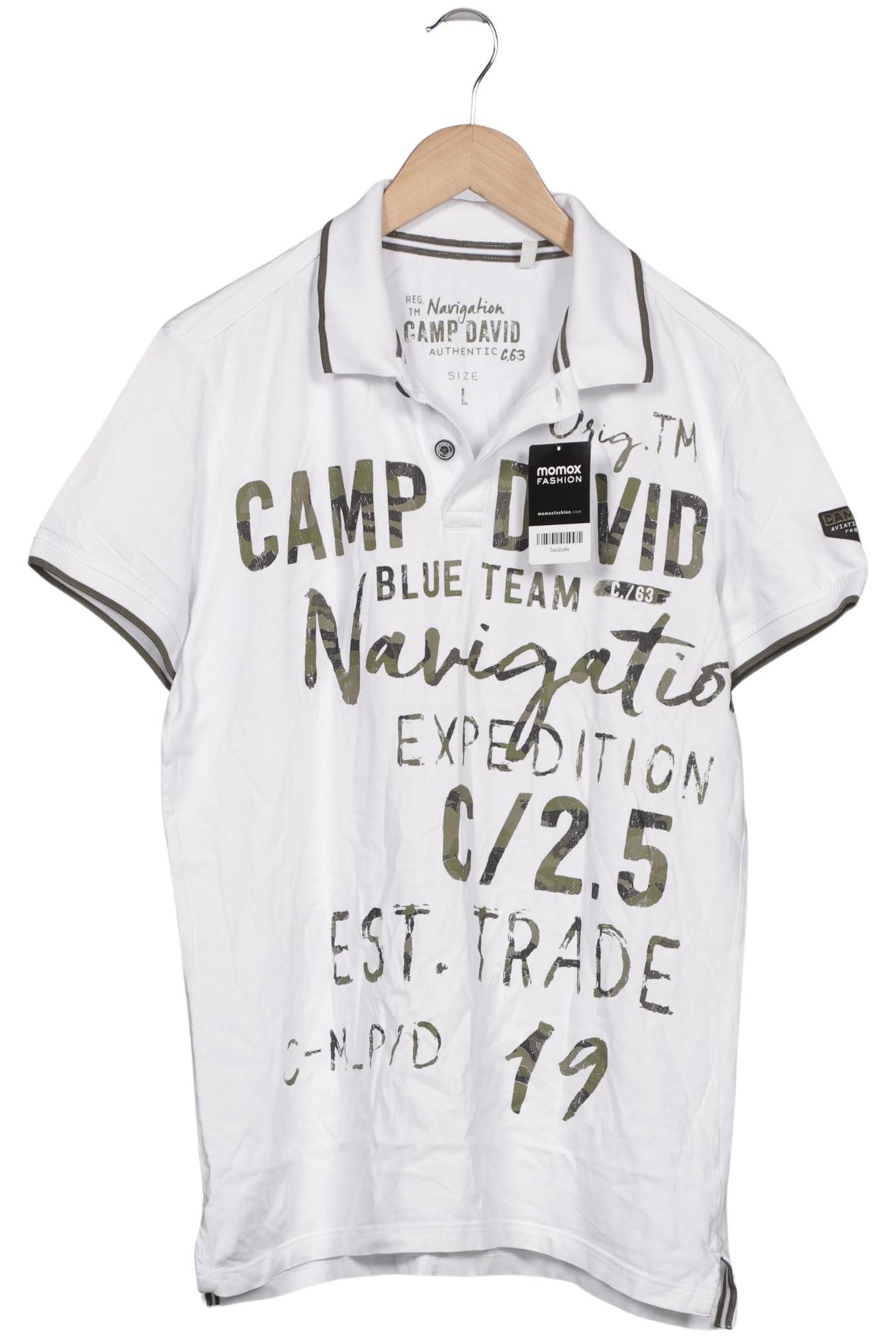 

Camp David Herren Poloshirt, weiß, Gr. 52
