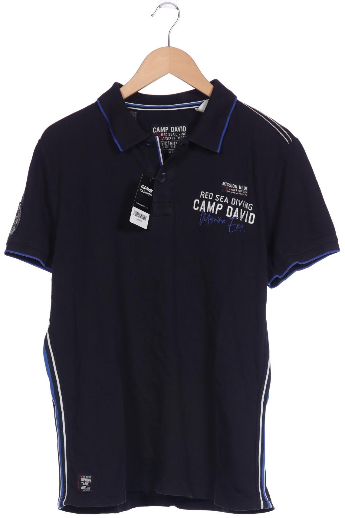 

Camp David Herren Poloshirt, marineblau