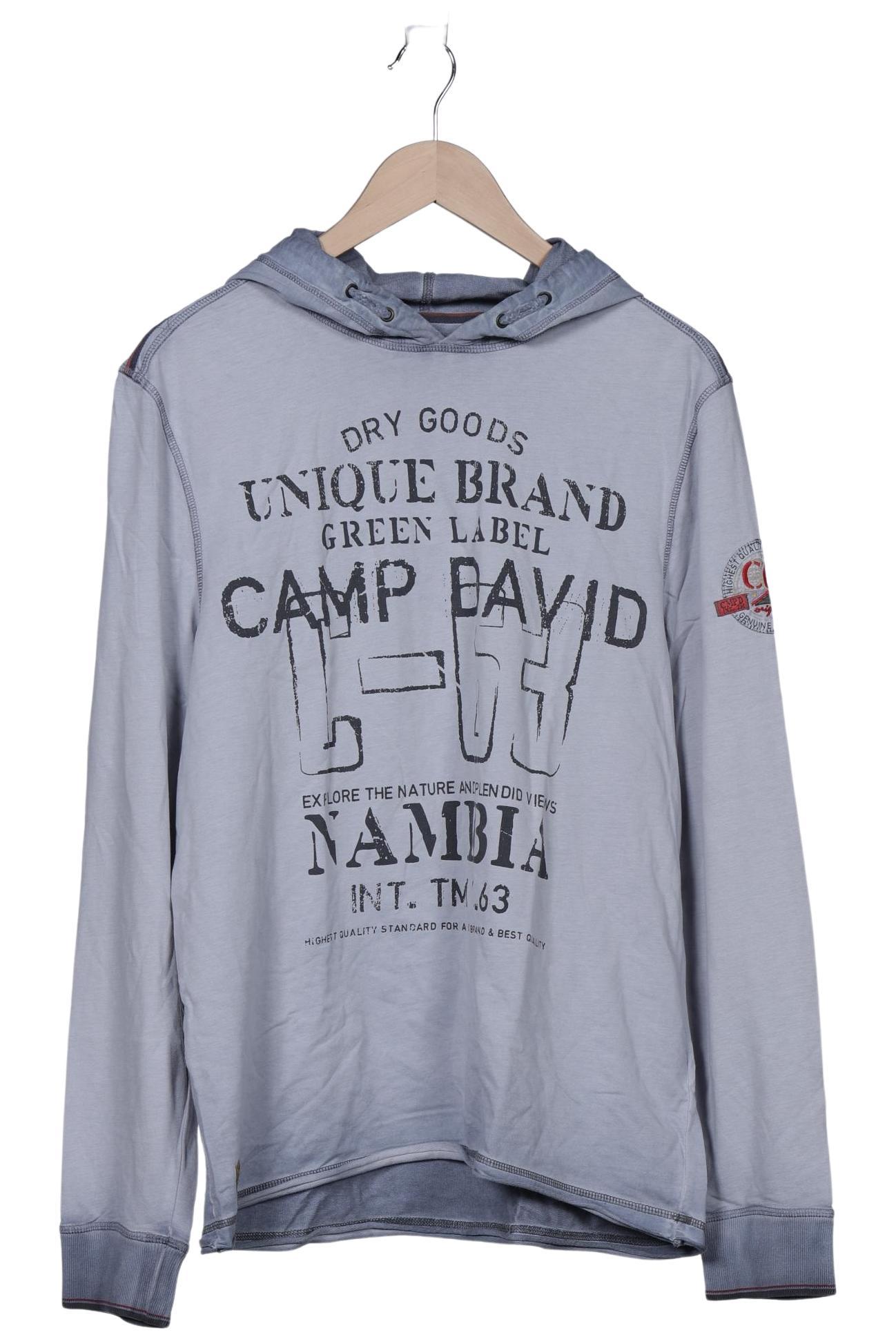 

Camp David Herren Langarmshirt, hellblau, Gr. 52