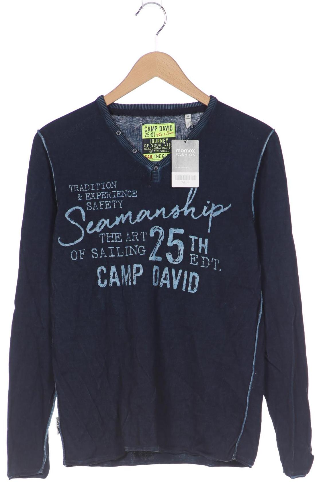 

Camp David Herren Pullover, marineblau