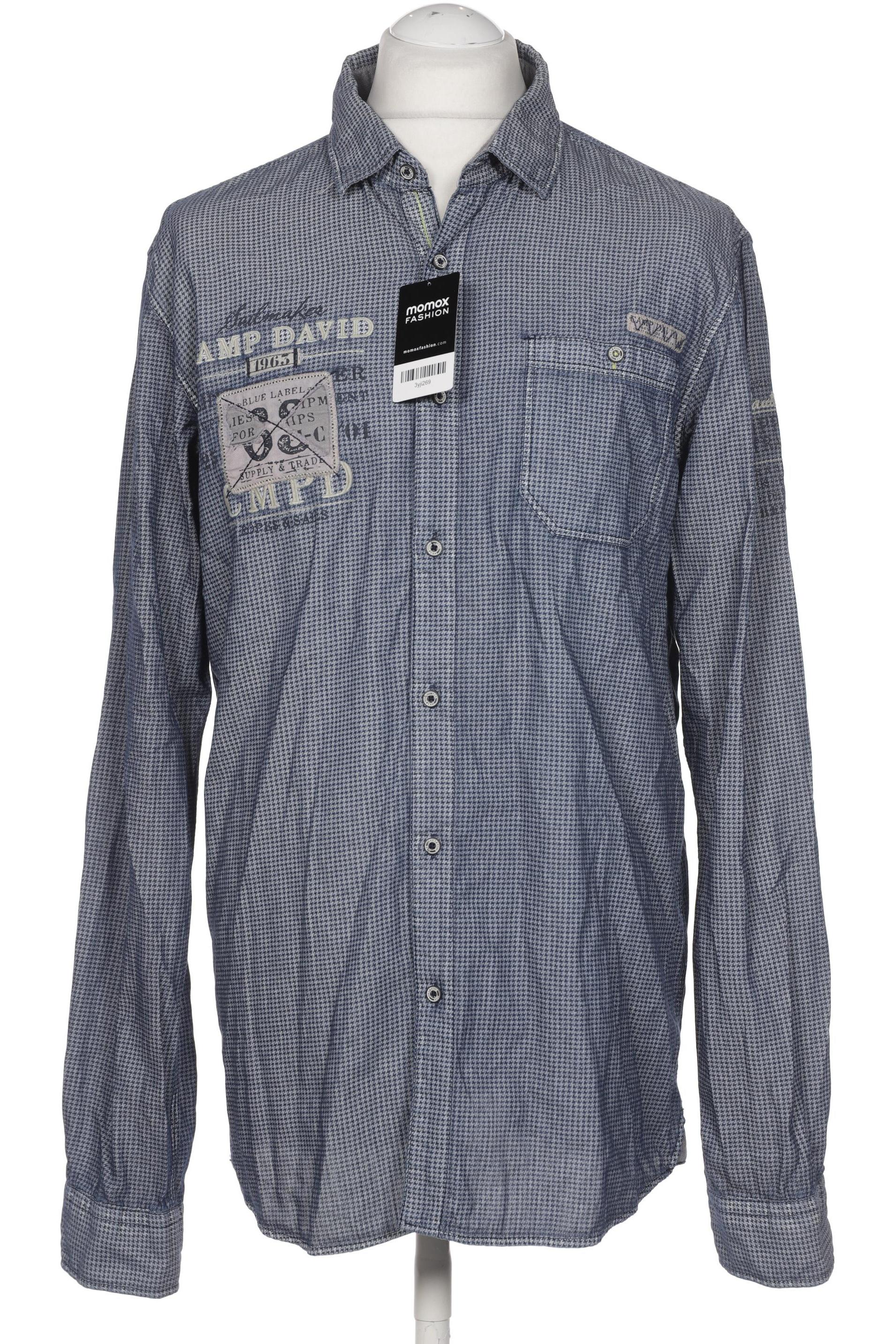 

Camp David Herren Hemd, blau, Gr. 52
