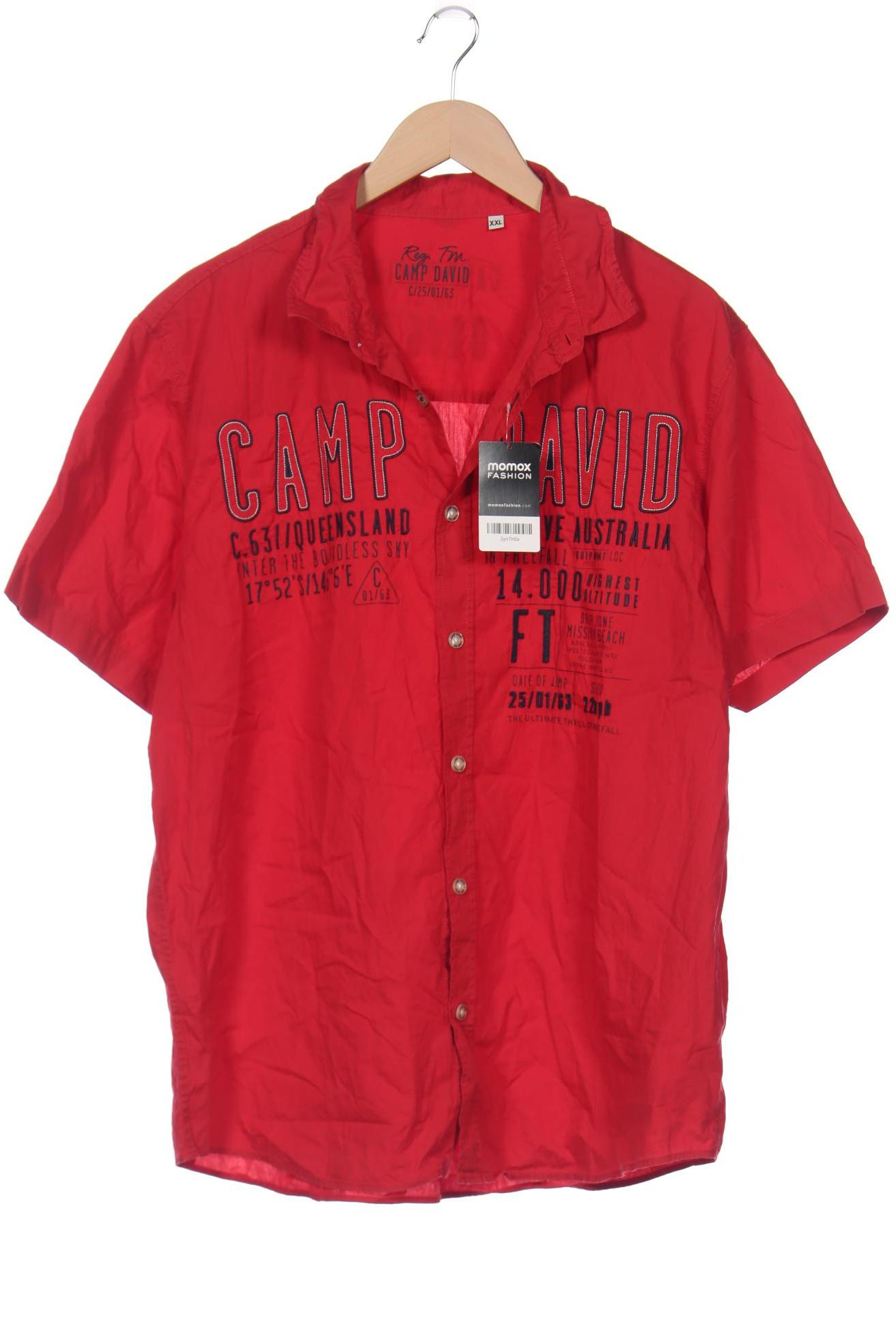 

Camp David Herren Hemd, rot