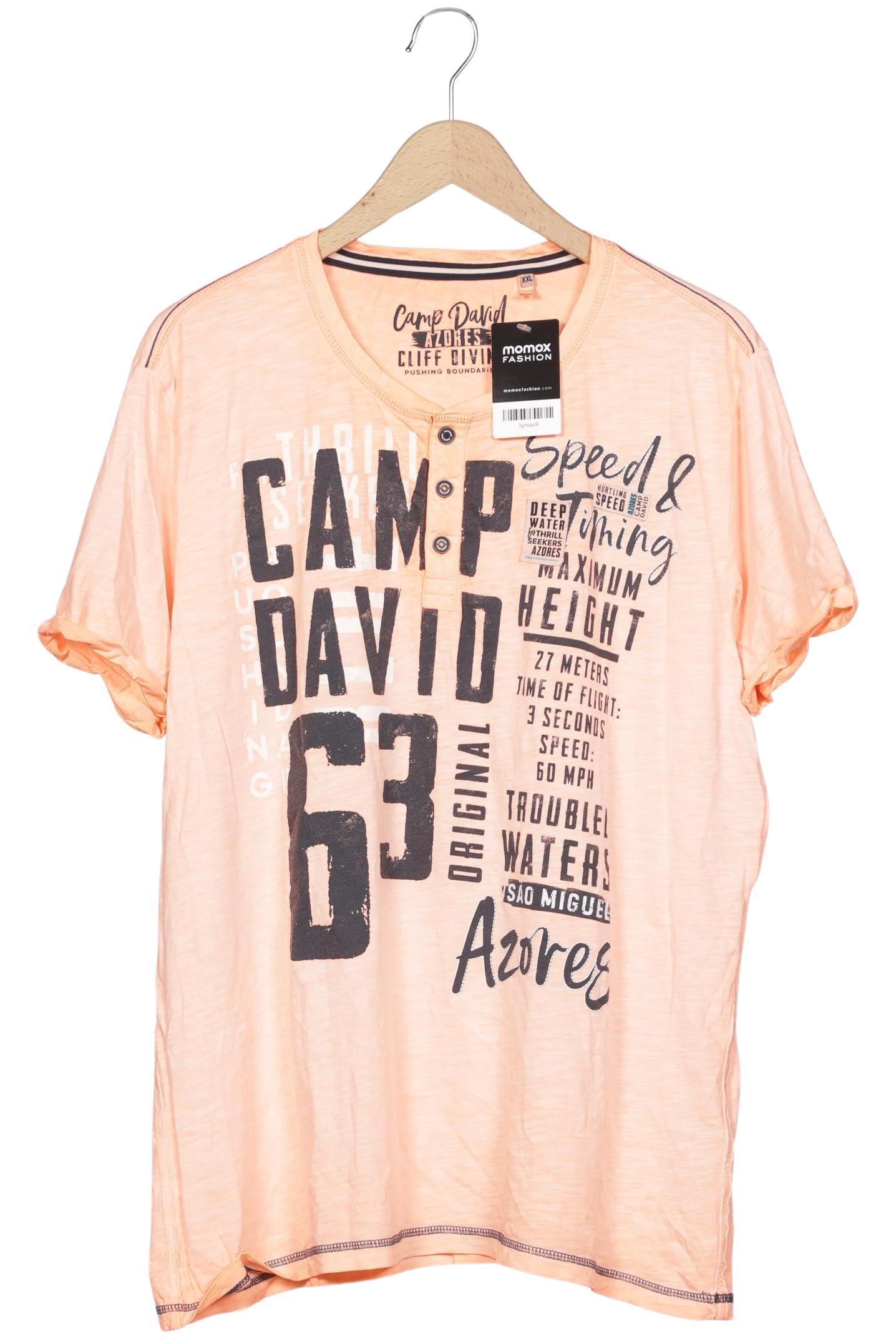 

Camp David Herren T-Shirt, orange, Gr. 56