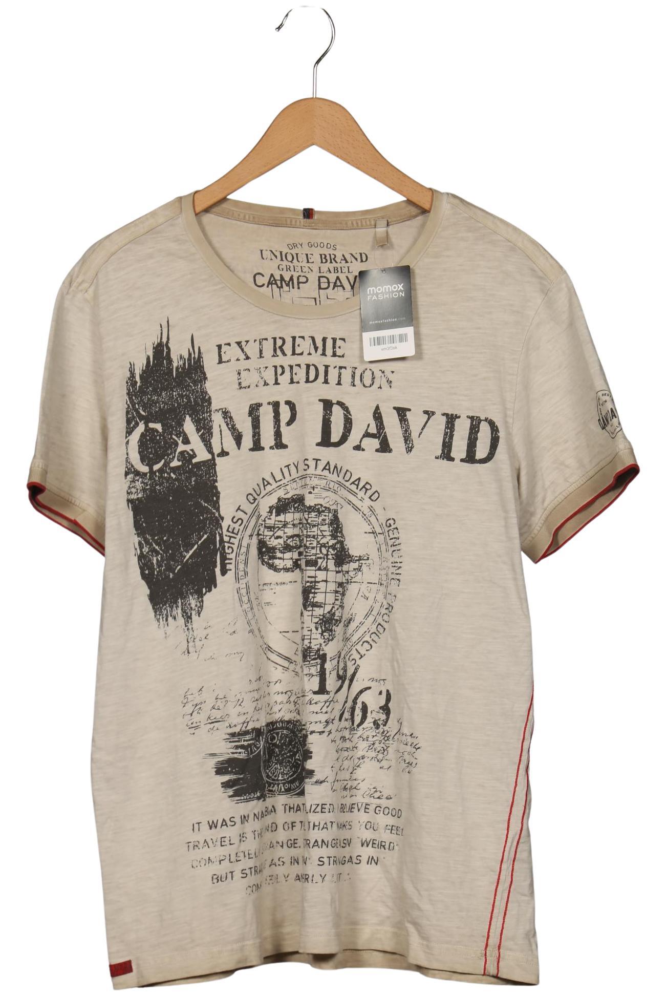 

Camp David Herren T-Shirt, beige, Gr. 52
