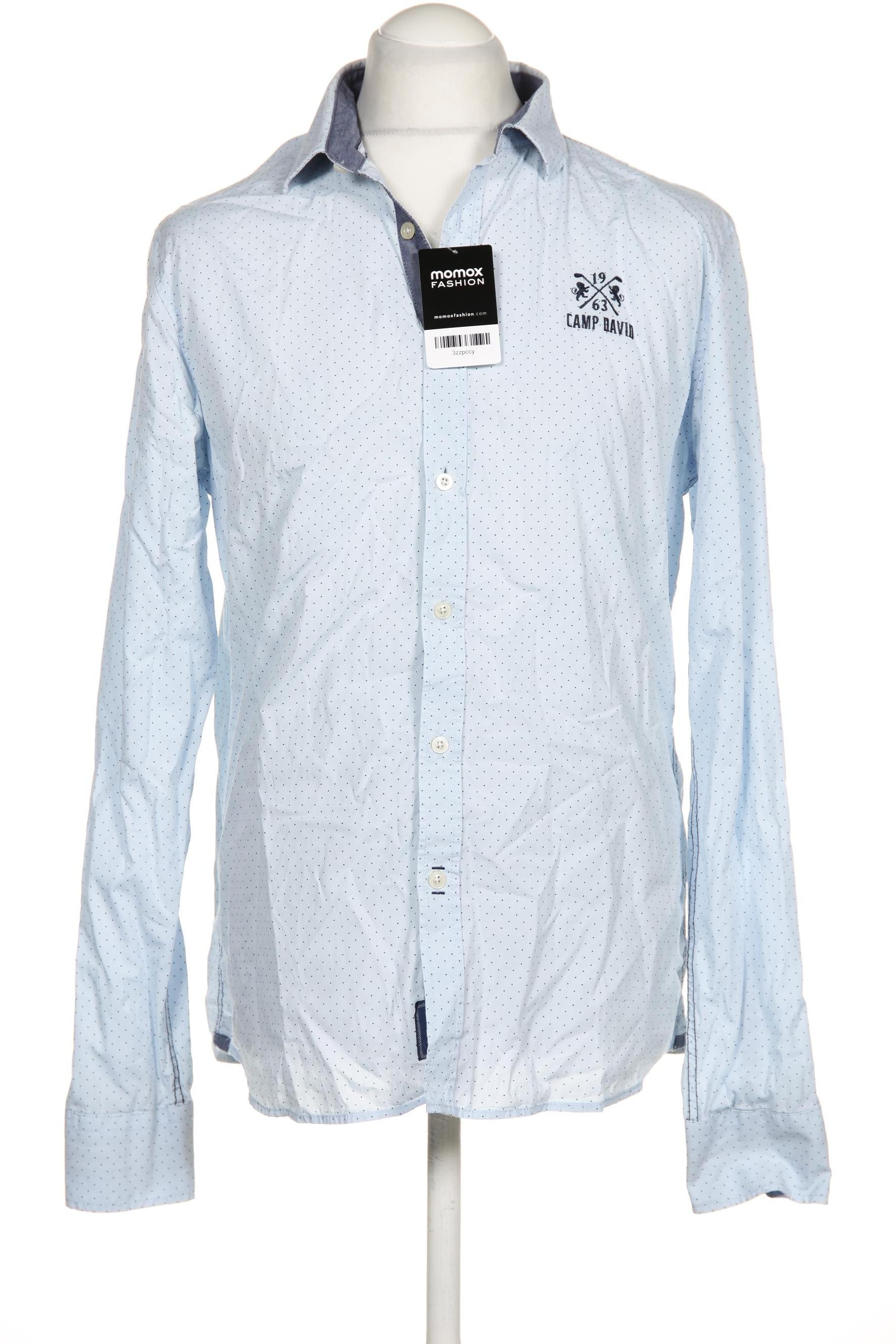 

Camp David Herren Hemd, hellblau, Gr. 48