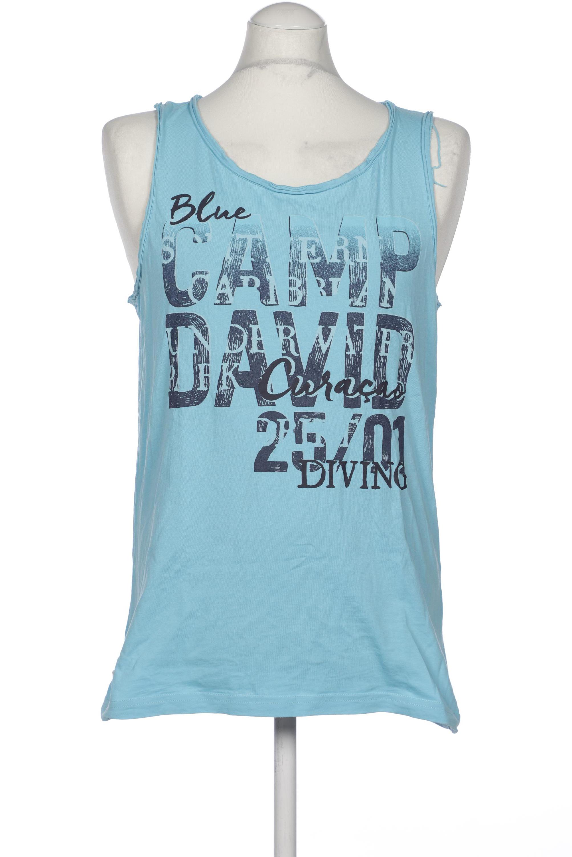 

Camp David Herren T-Shirt, blau, Gr. 48