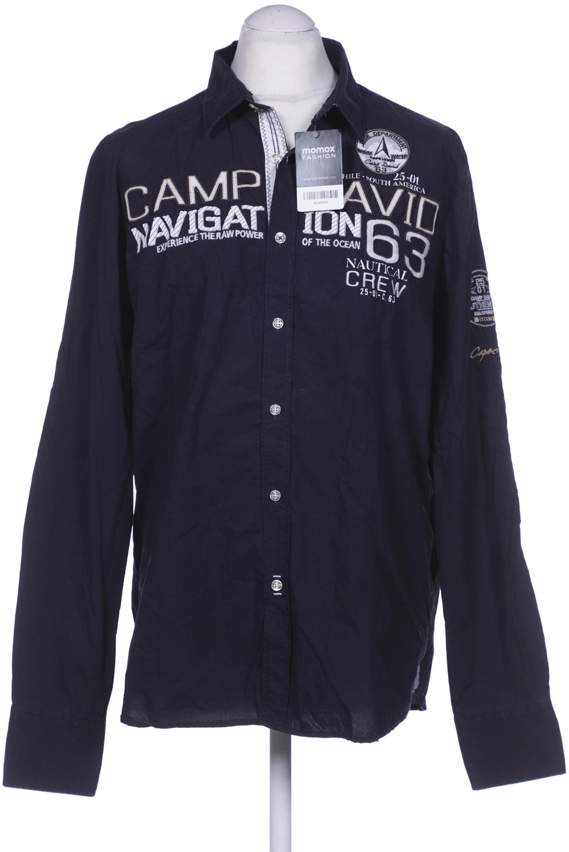 

Camp David Herren Hemd, marineblau