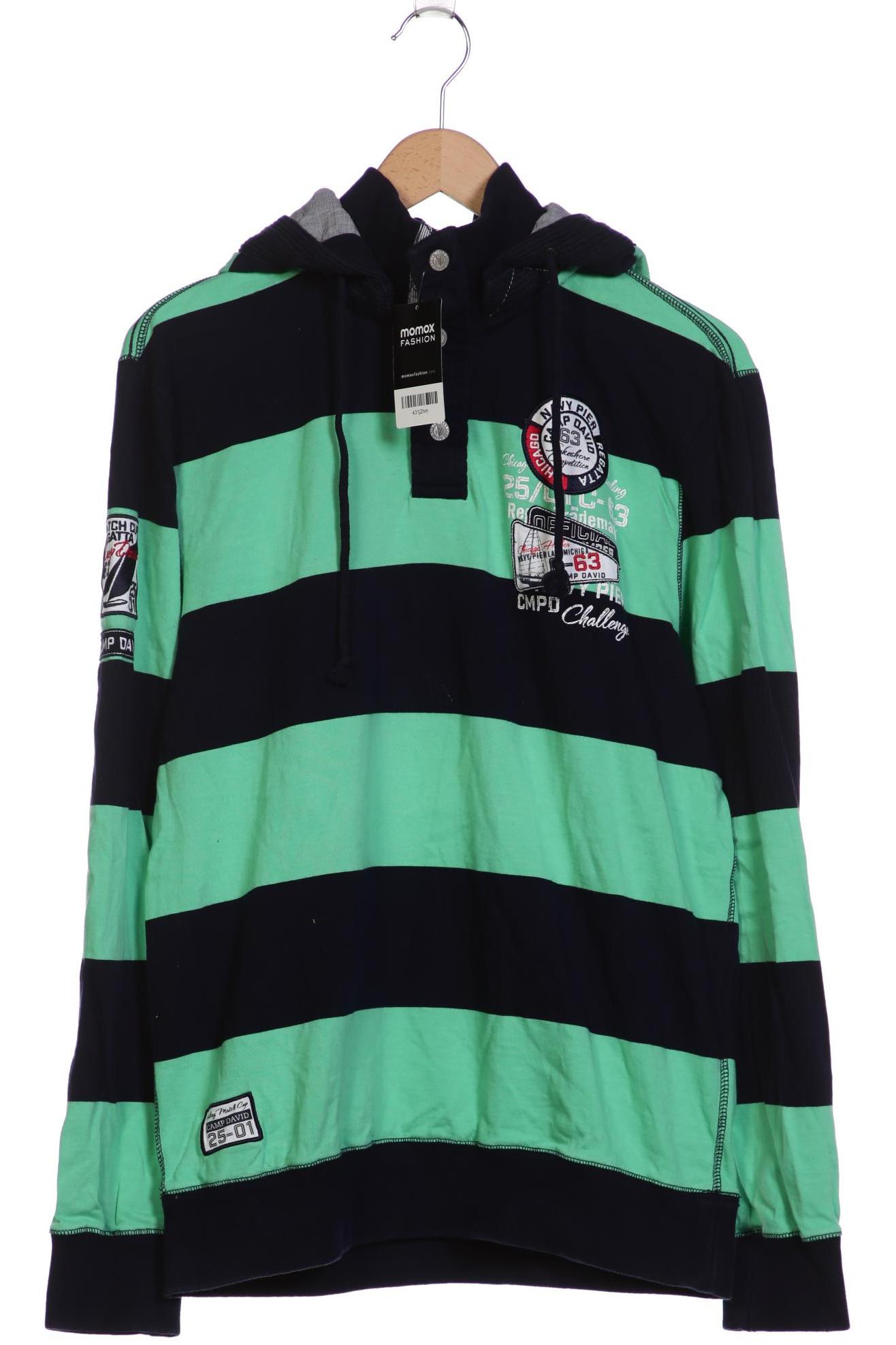 

Camp David Herren Kapuzenpullover, grün, Gr. 48