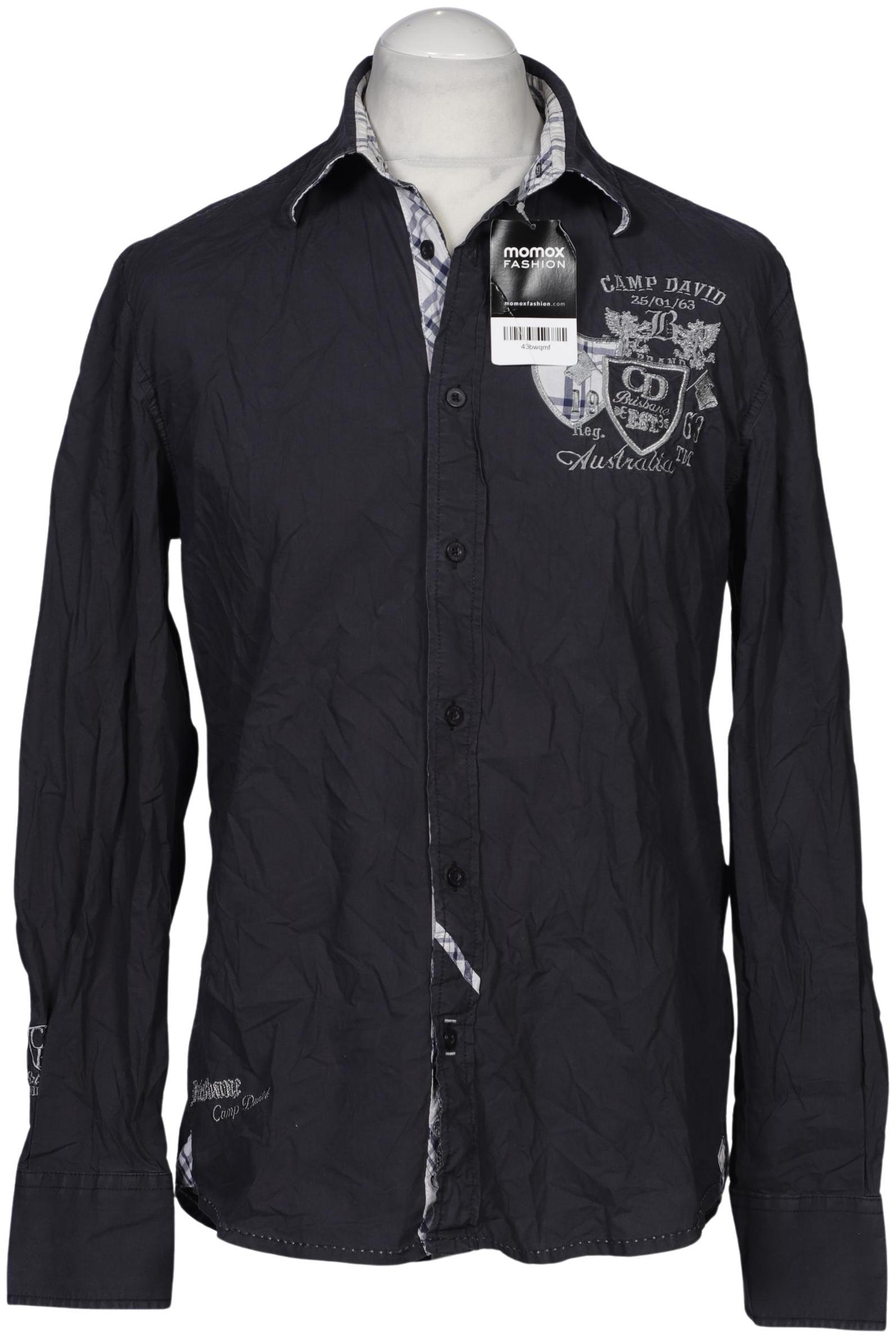 

Camp David Herren Hemd, marineblau, Gr. 48