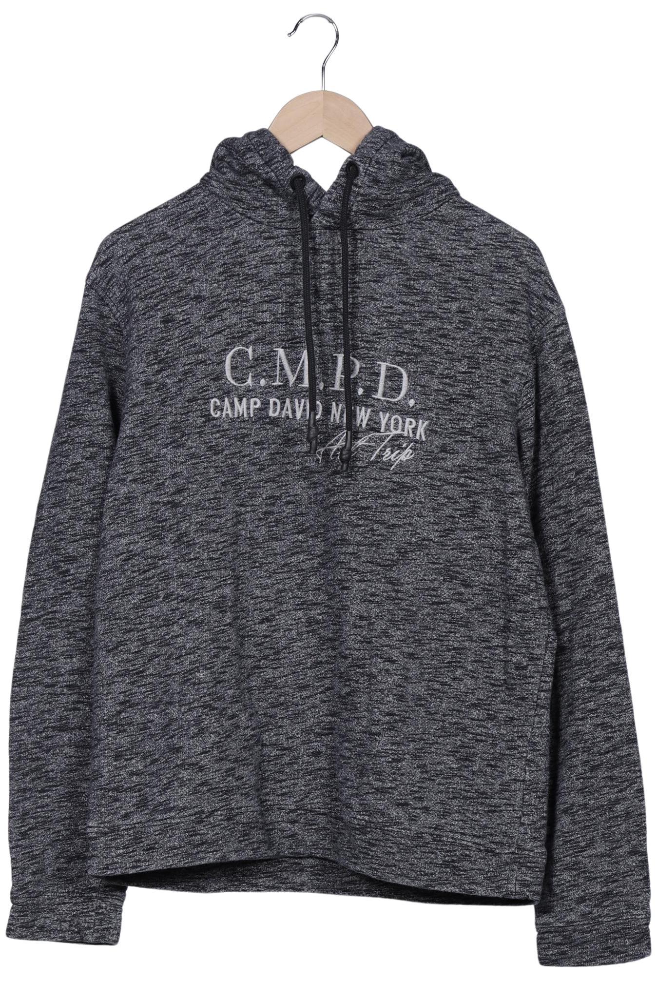 

Camp David Herren Kapuzenpullover, grau, Gr. 52