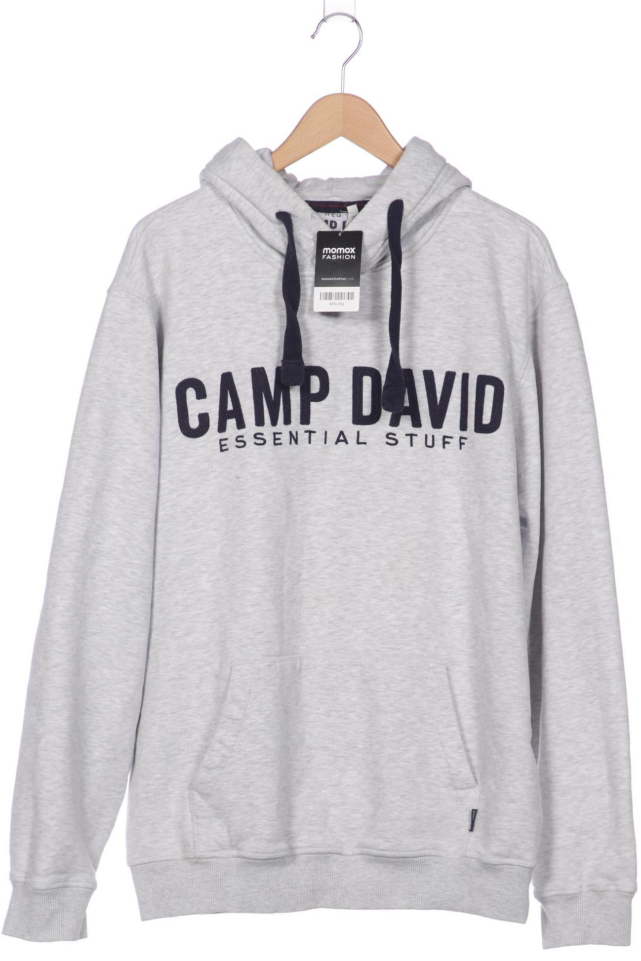 

Camp David Herren Kapuzenpullover, grau, Gr. 58