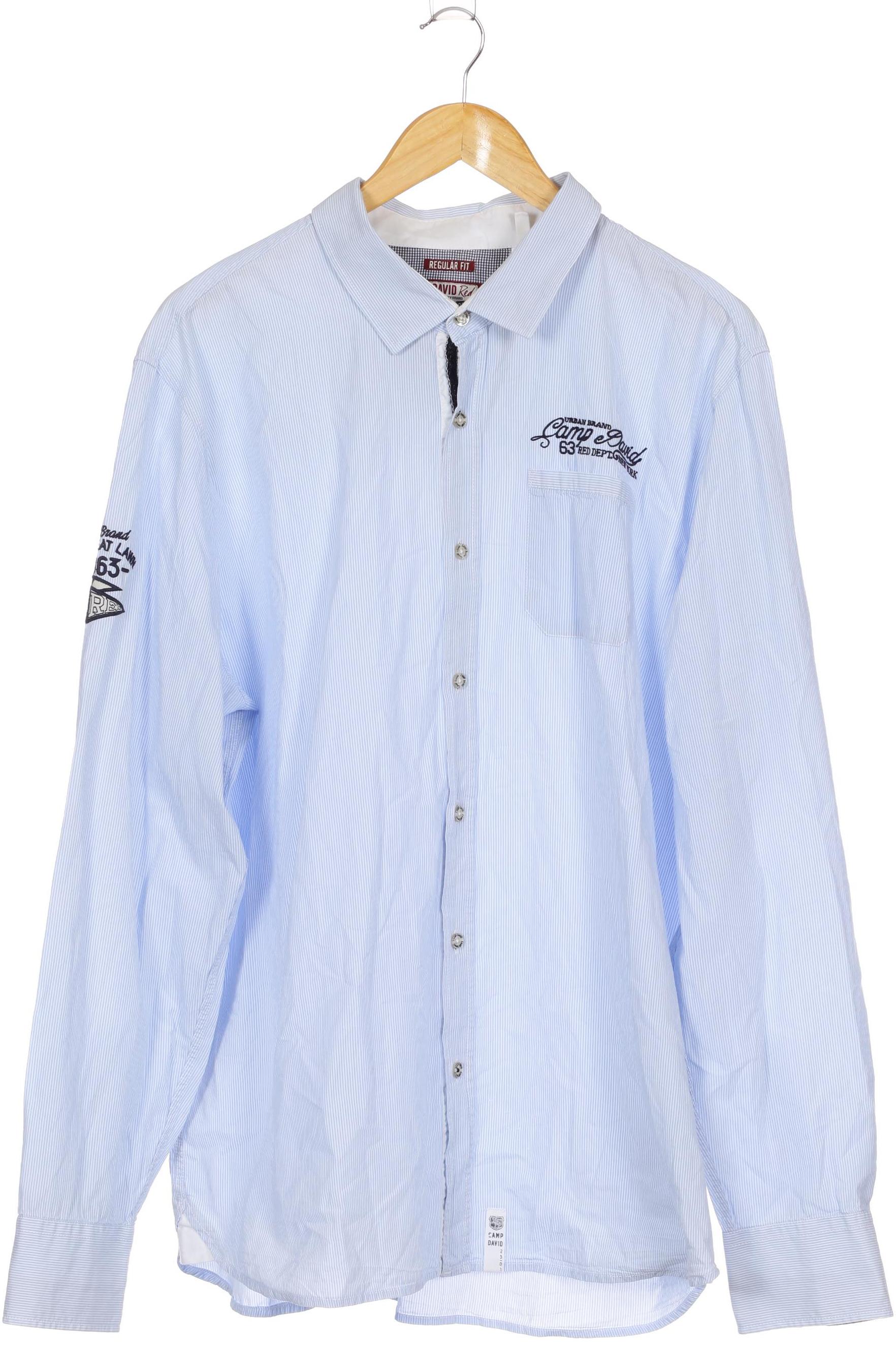 

Camp David Herren Hemd, blau, Gr. 56