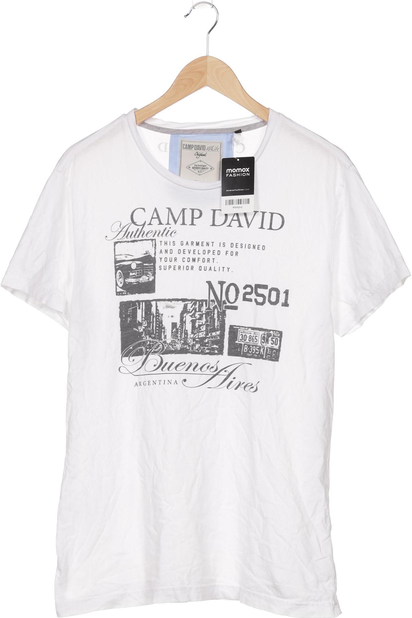 

Camp David Herren T-Shirt, weiß, Gr. 48