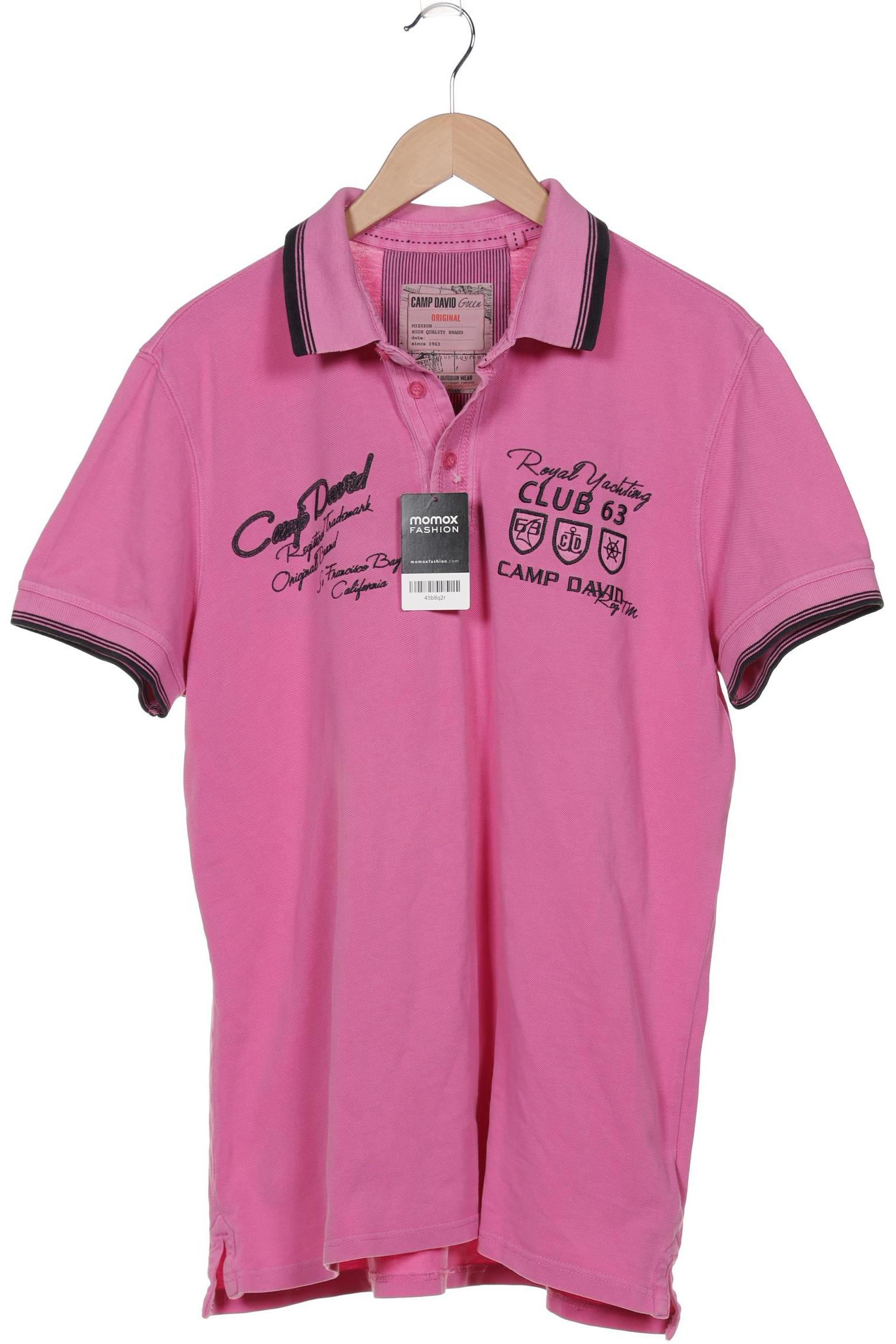

Camp David Herren Poloshirt, pink, Gr. 52