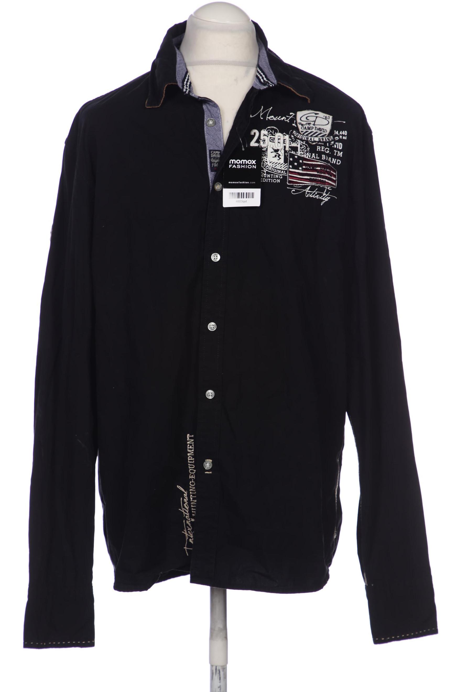 

Camp David Herren Hemd, schwarz