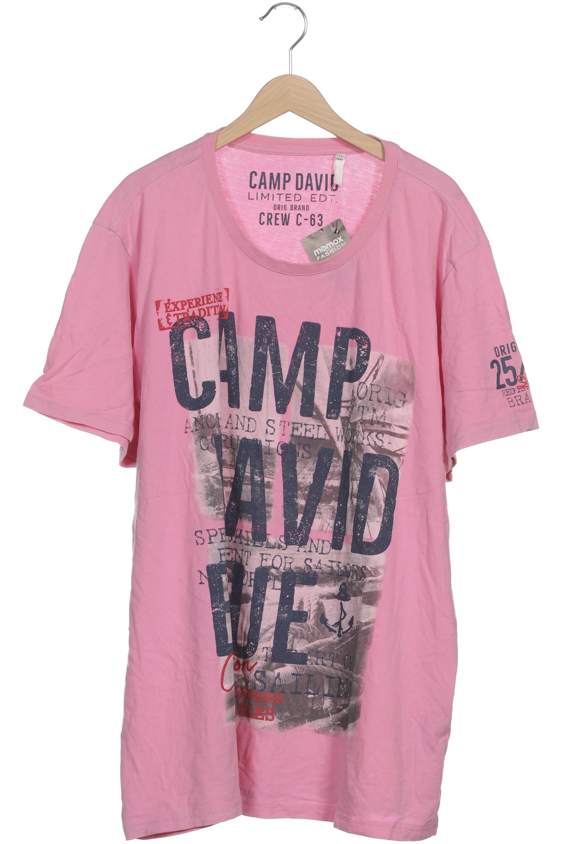 

Camp David Herren T-Shirt, pink, Gr. 54