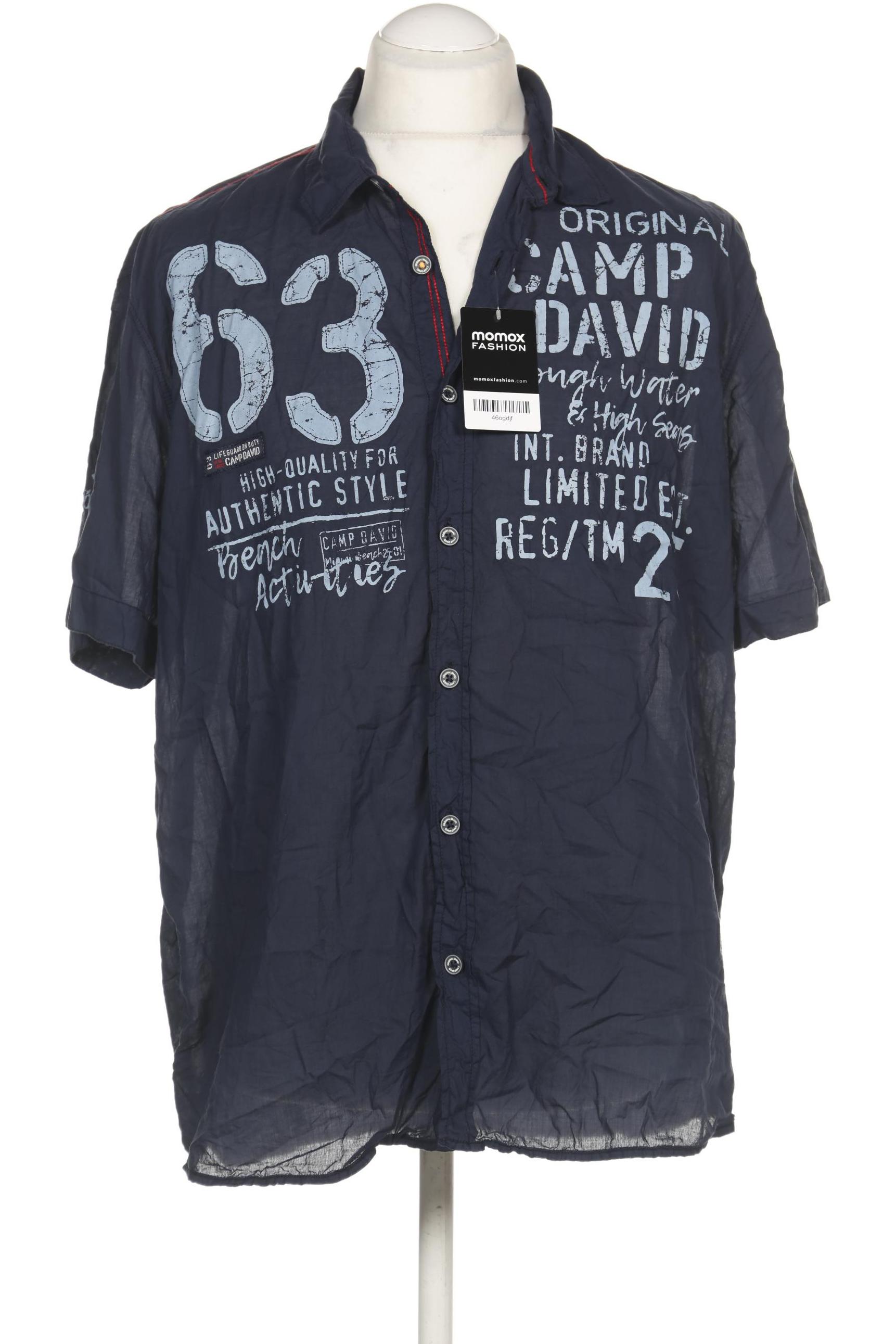 

Camp David Herren Hemd, marineblau, Gr. 54