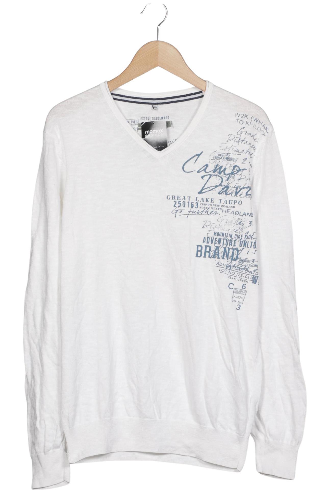 

Camp David Herren Pullover, weiß, Gr. 48