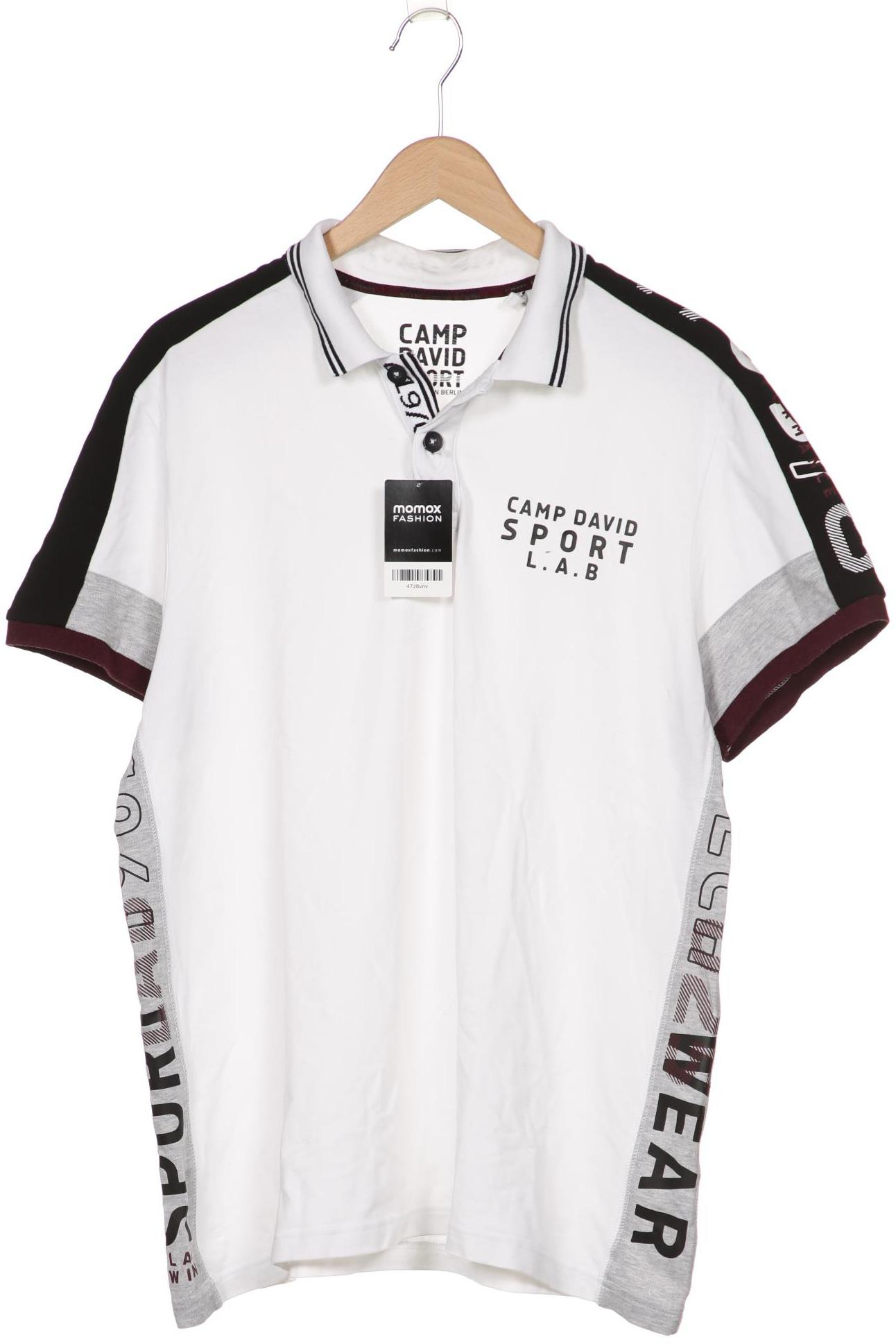 

Camp David Herren Poloshirt, weiß
