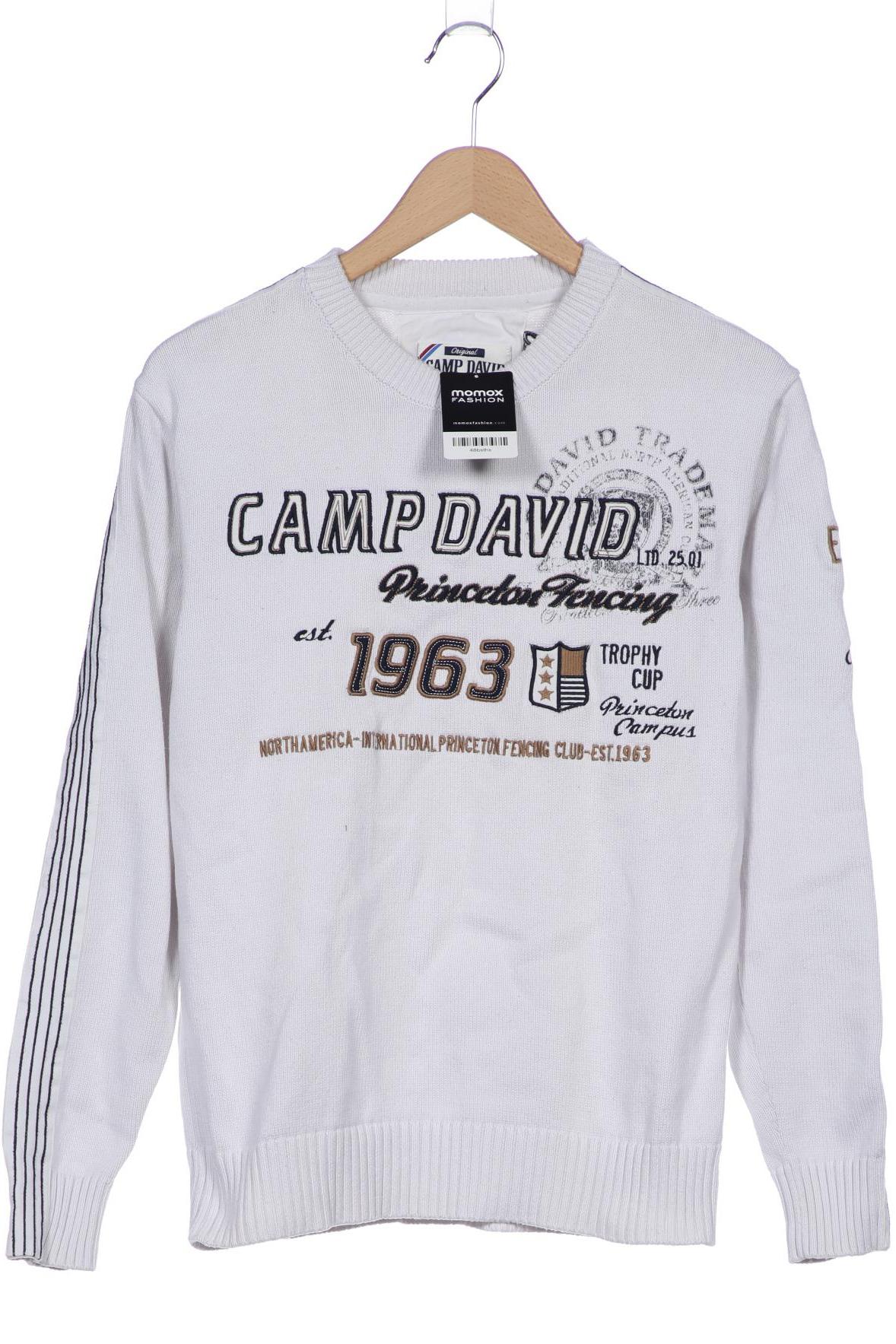 

Camp David Herren Pullover, weiß, Gr. 48